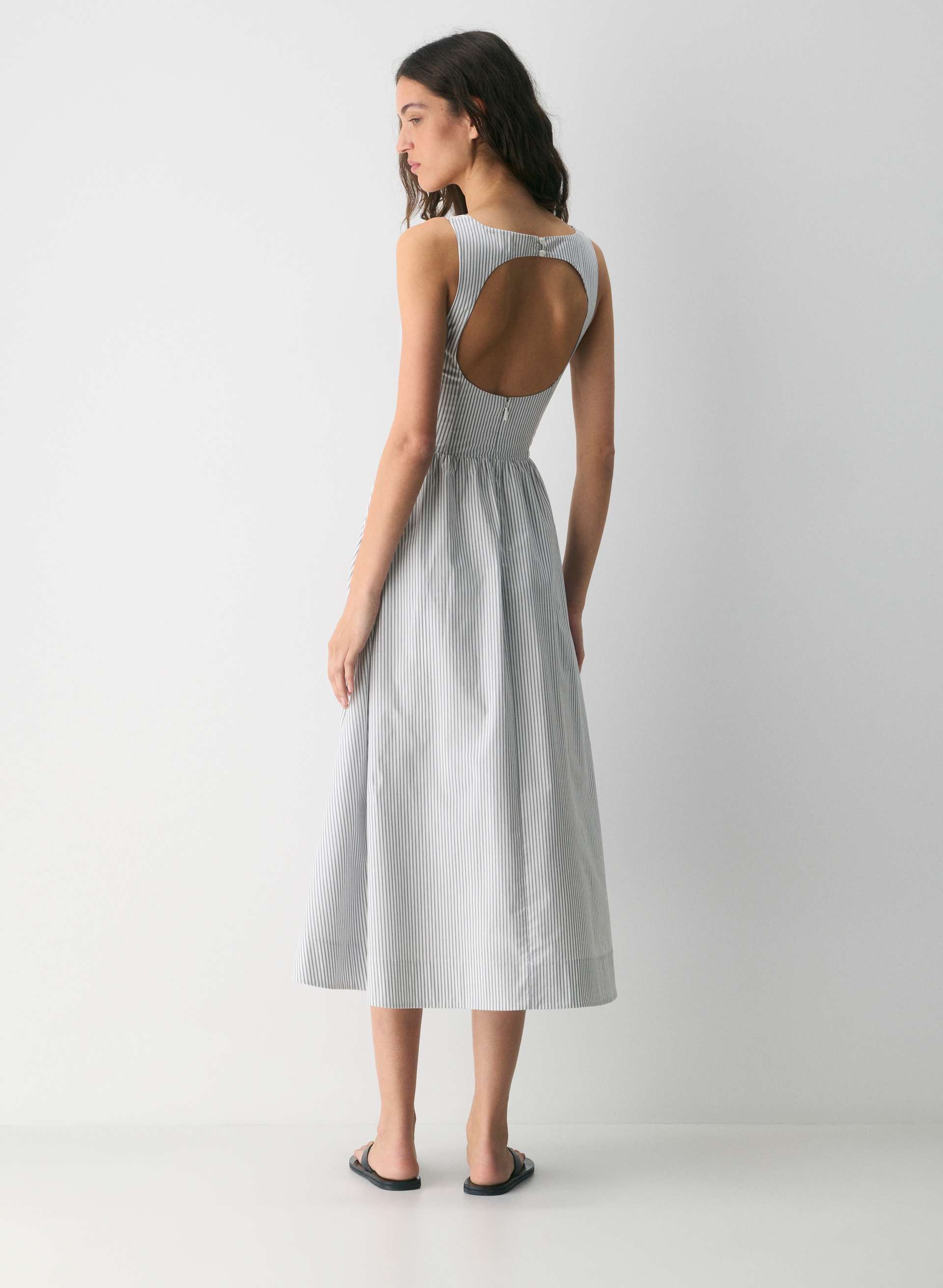TINA POPLIN DRESS | Aritzia