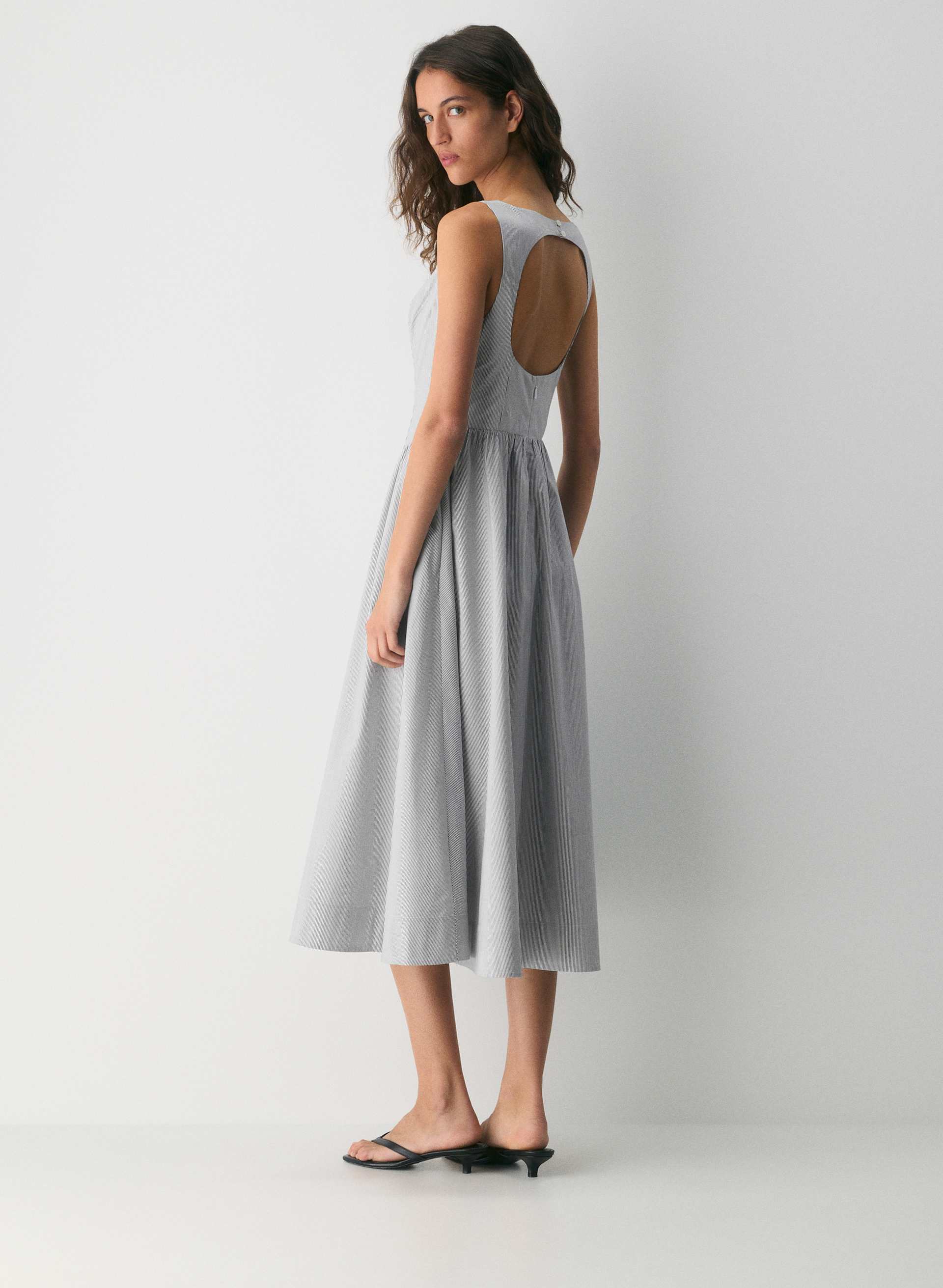 TINA POPLIN DRESS | Aritzia