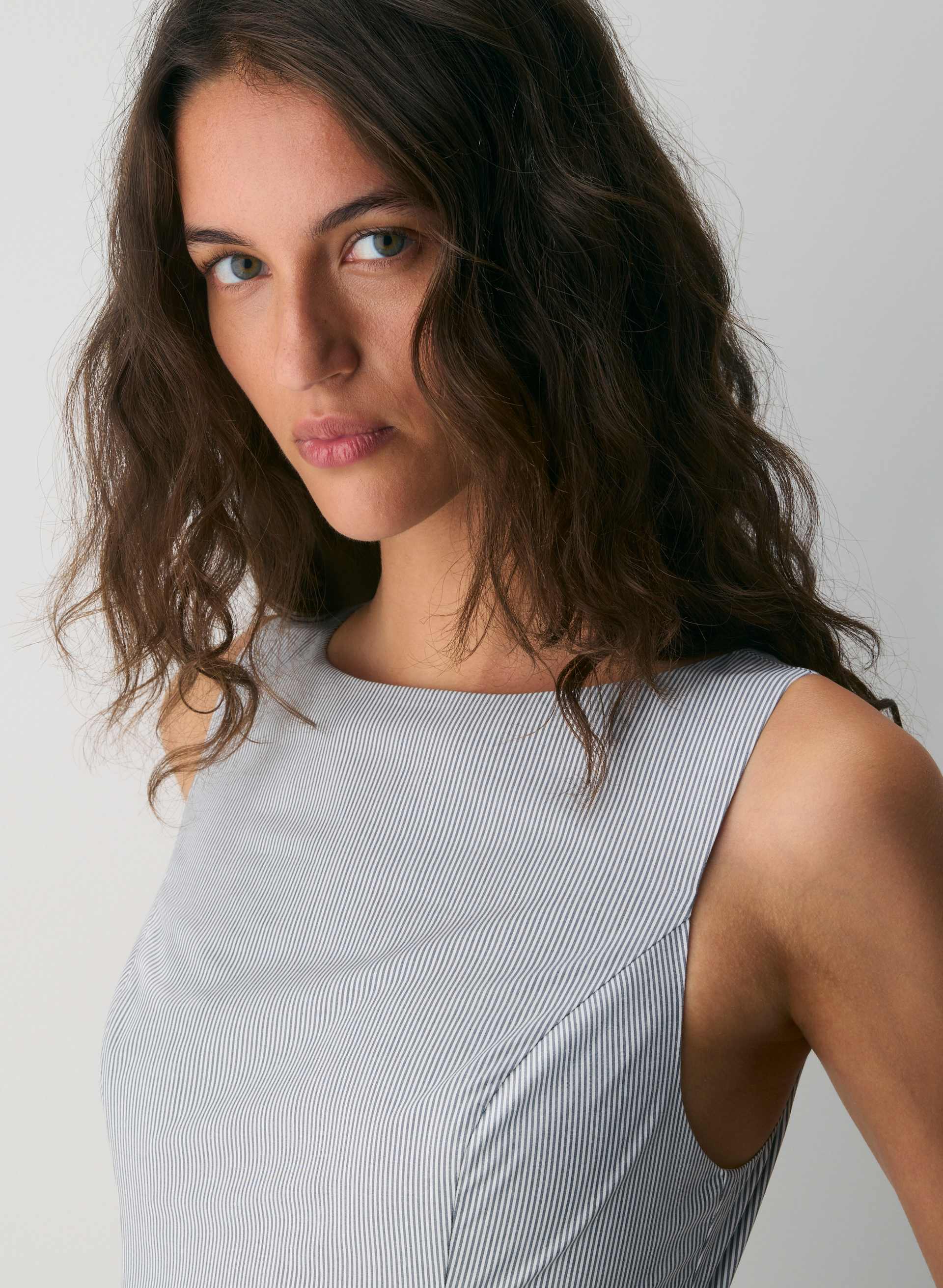 TINA POPLIN DRESS | Aritzia