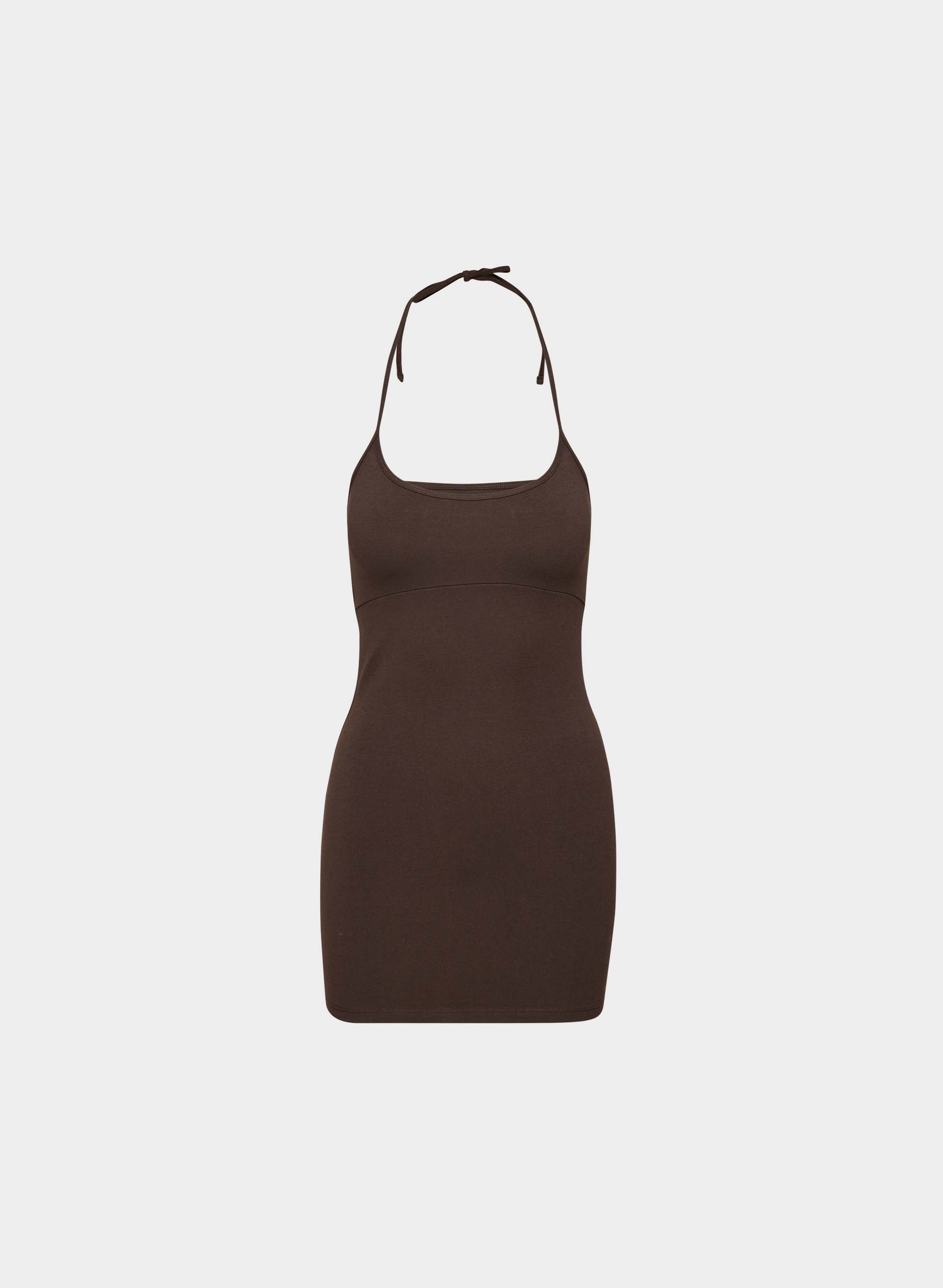 HOMESTRETCH™ SMOOTH COMPONENT HALTER DRESS | Aritzia