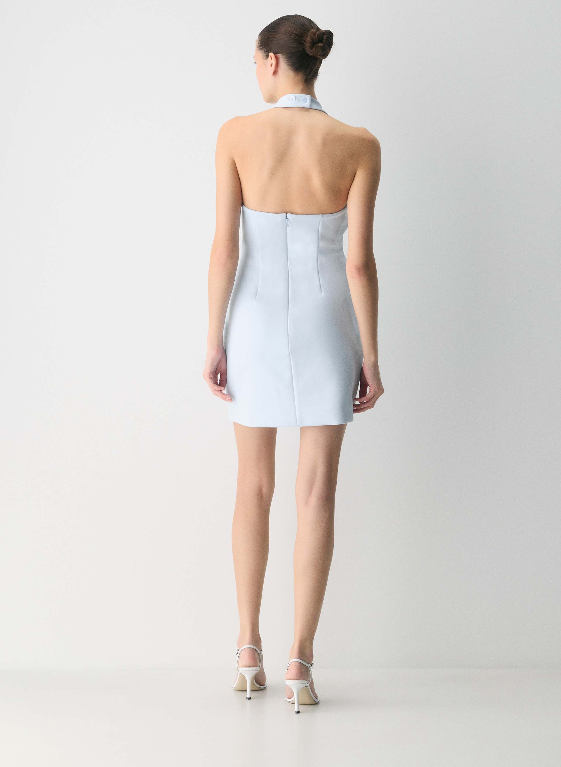 Aritzia Babaton Women's Figureknit Cue Dress in Midday Blue | Medium