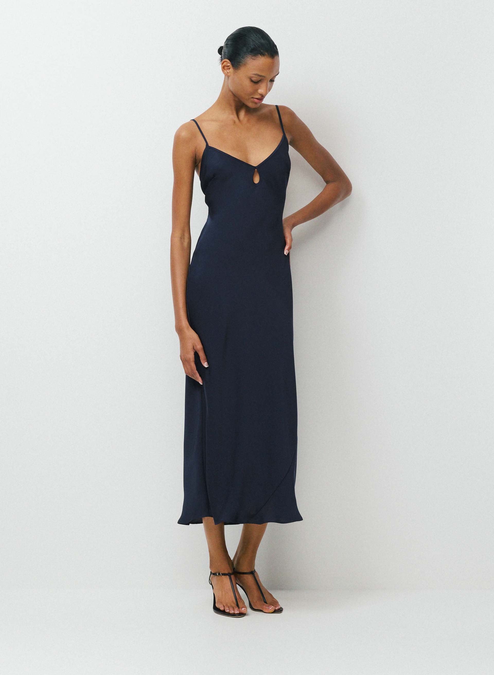 DUSKFALL SATIN DRESS | Aritzia