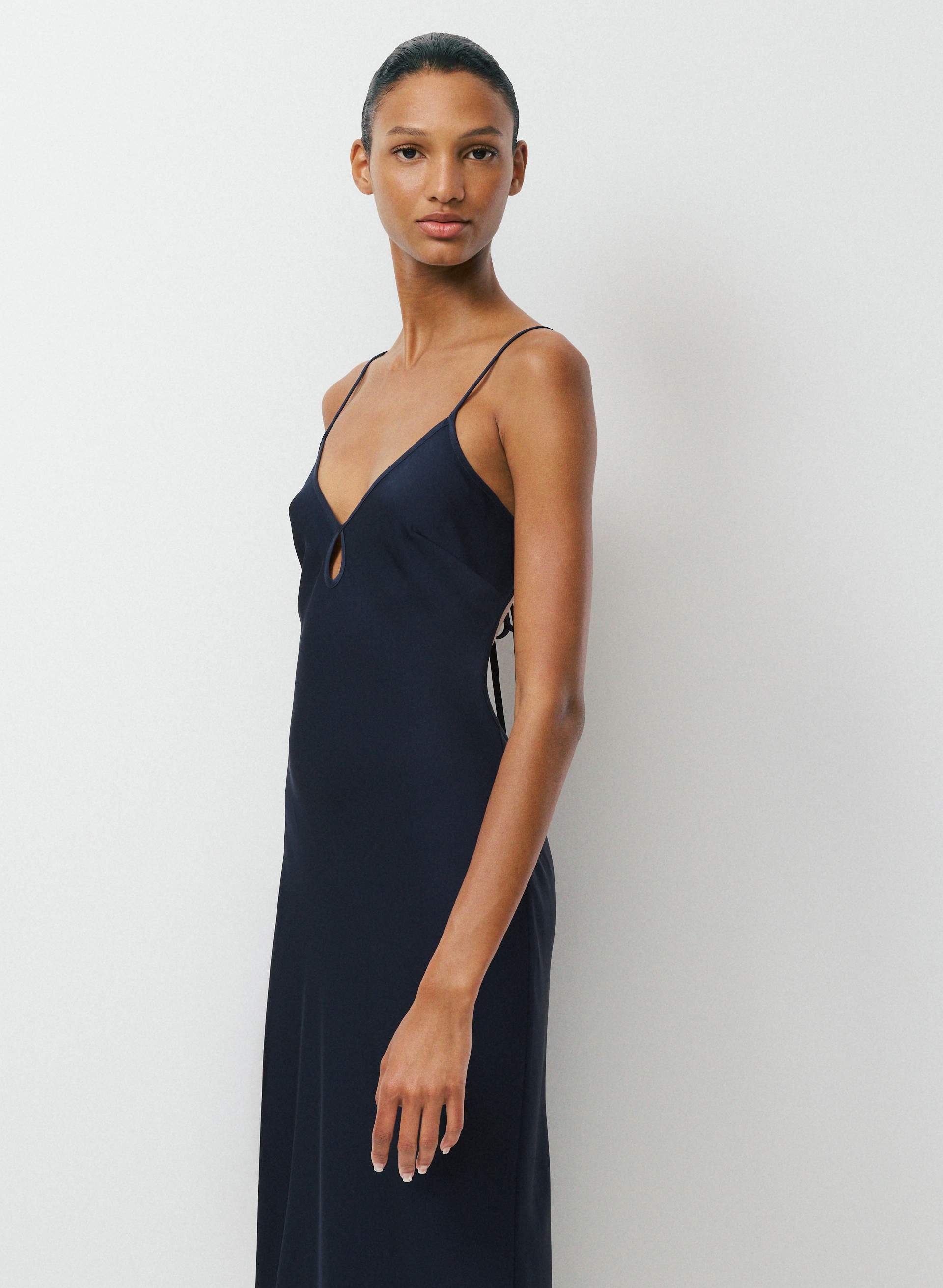 DUSKFALL SATIN DRESS | Aritzia