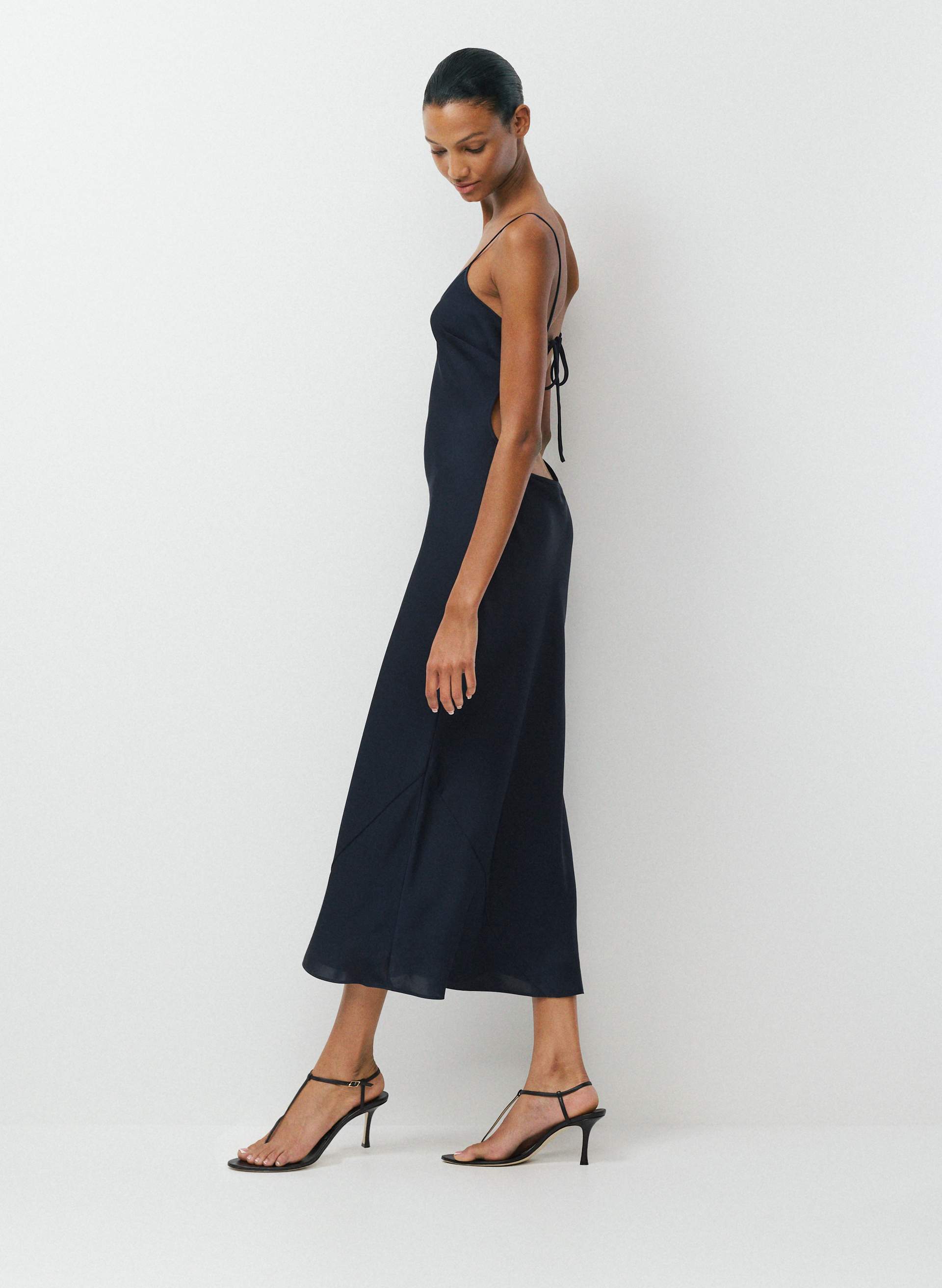 DUSKFALL SATIN DRESS | Aritzia