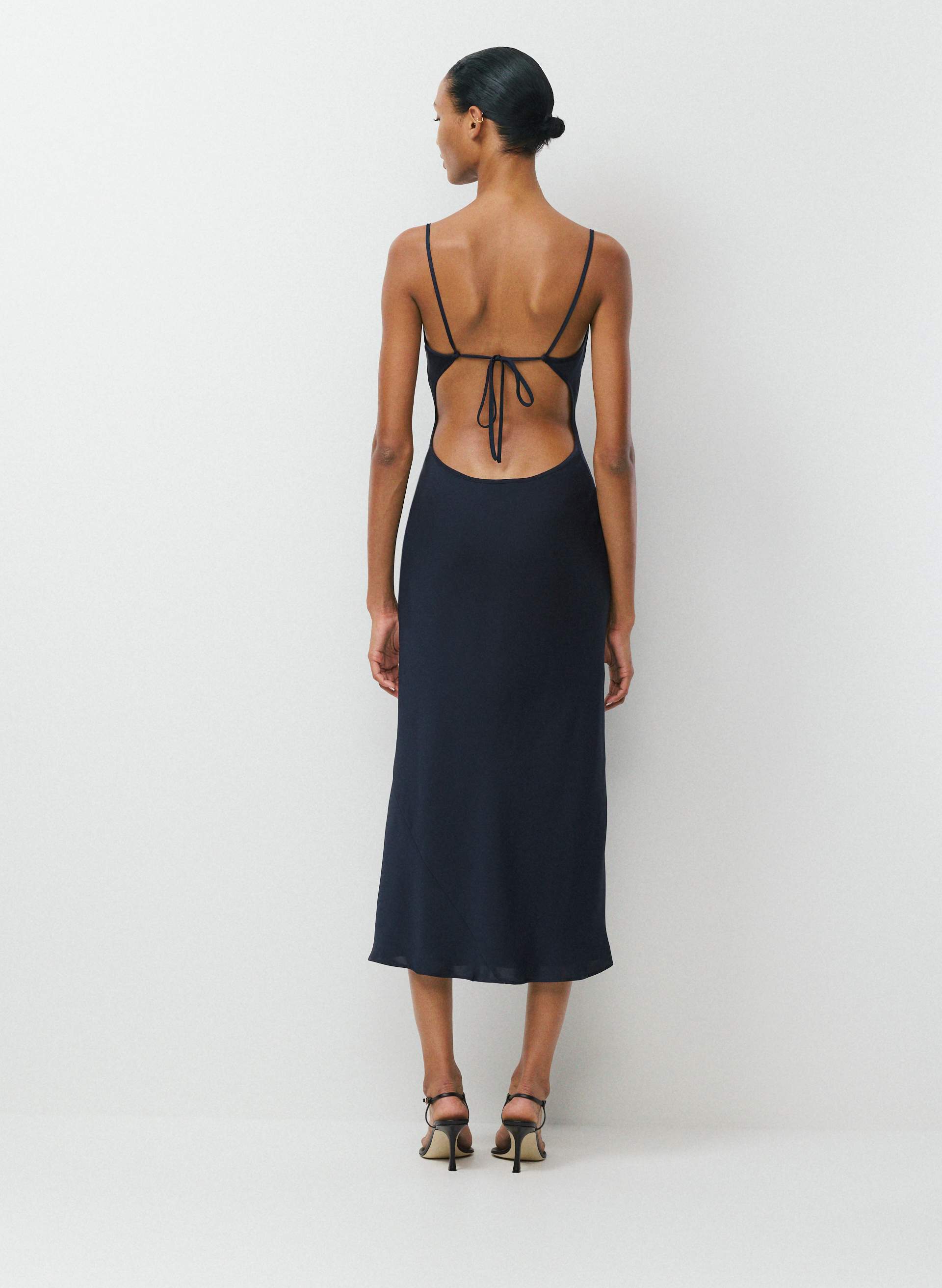 DUSKFALL SATIN DRESS | Aritzia
