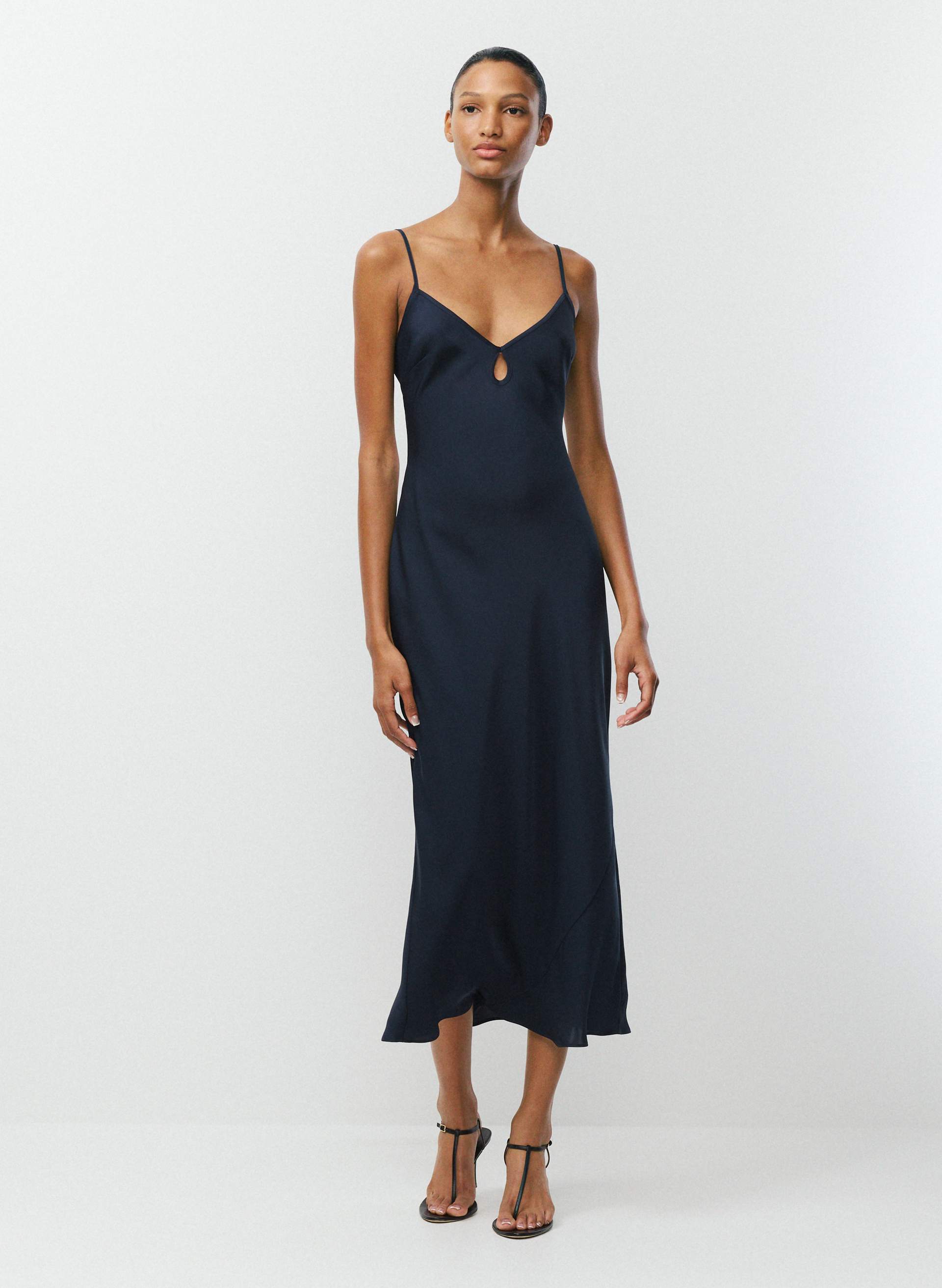 DUSKFALL SATIN DRESS | Aritzia