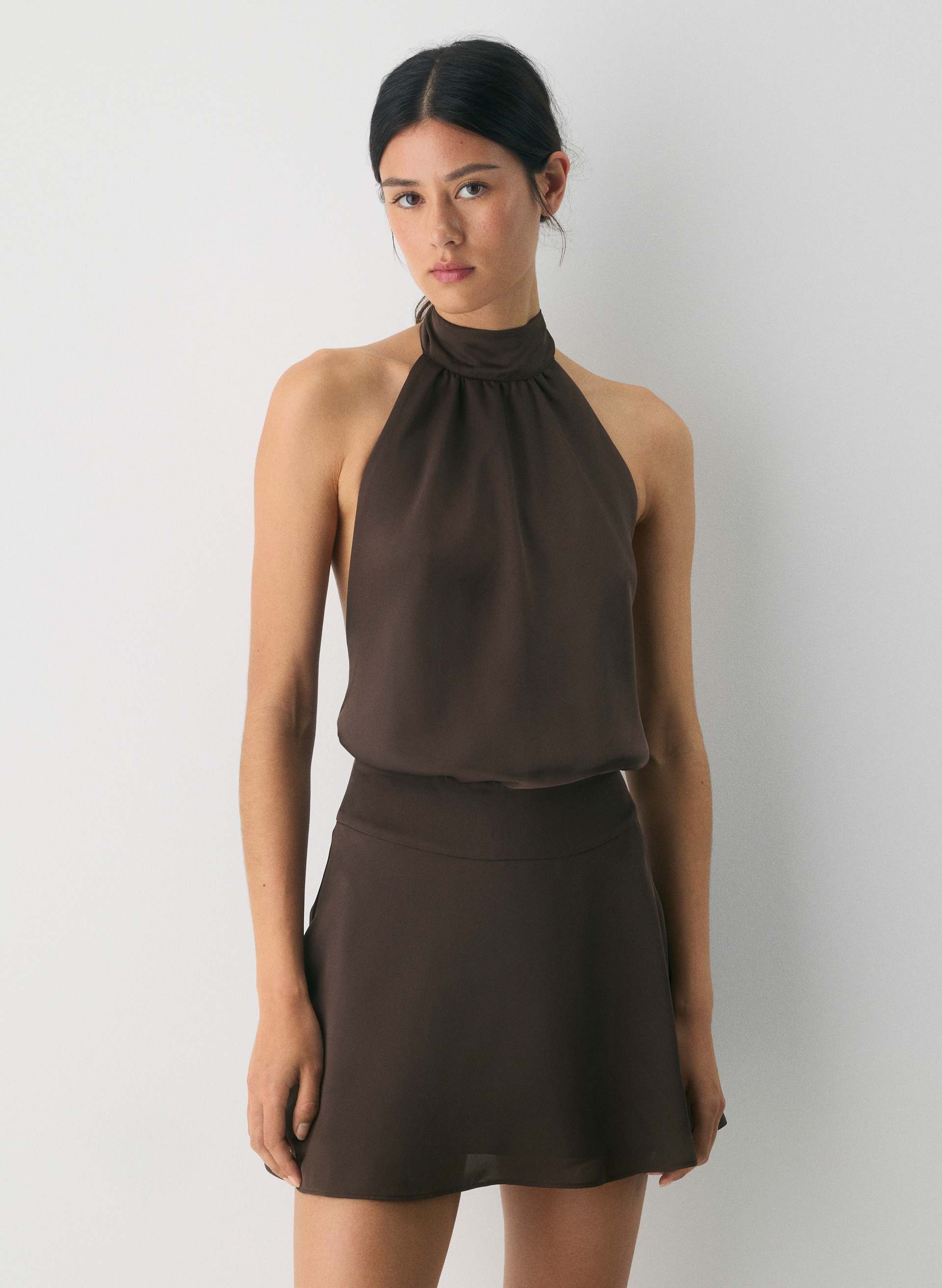 POSSE SATIN DRESS | Aritzia