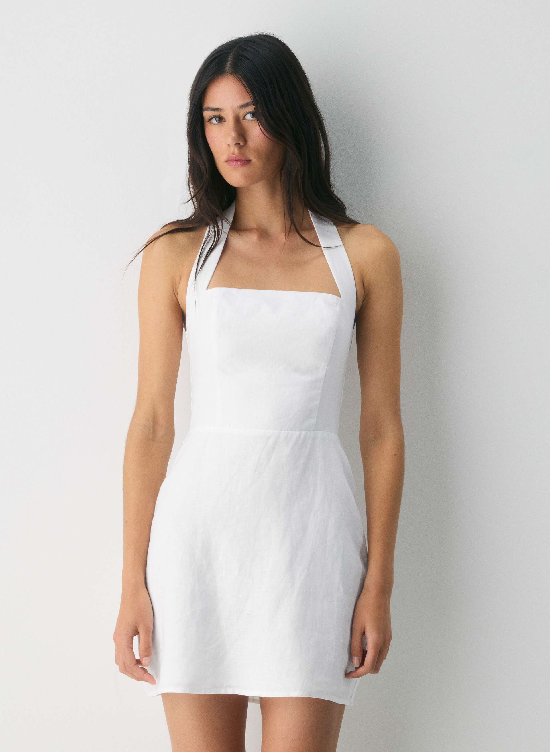 WHISPER LINEN DRESS | Aritzia