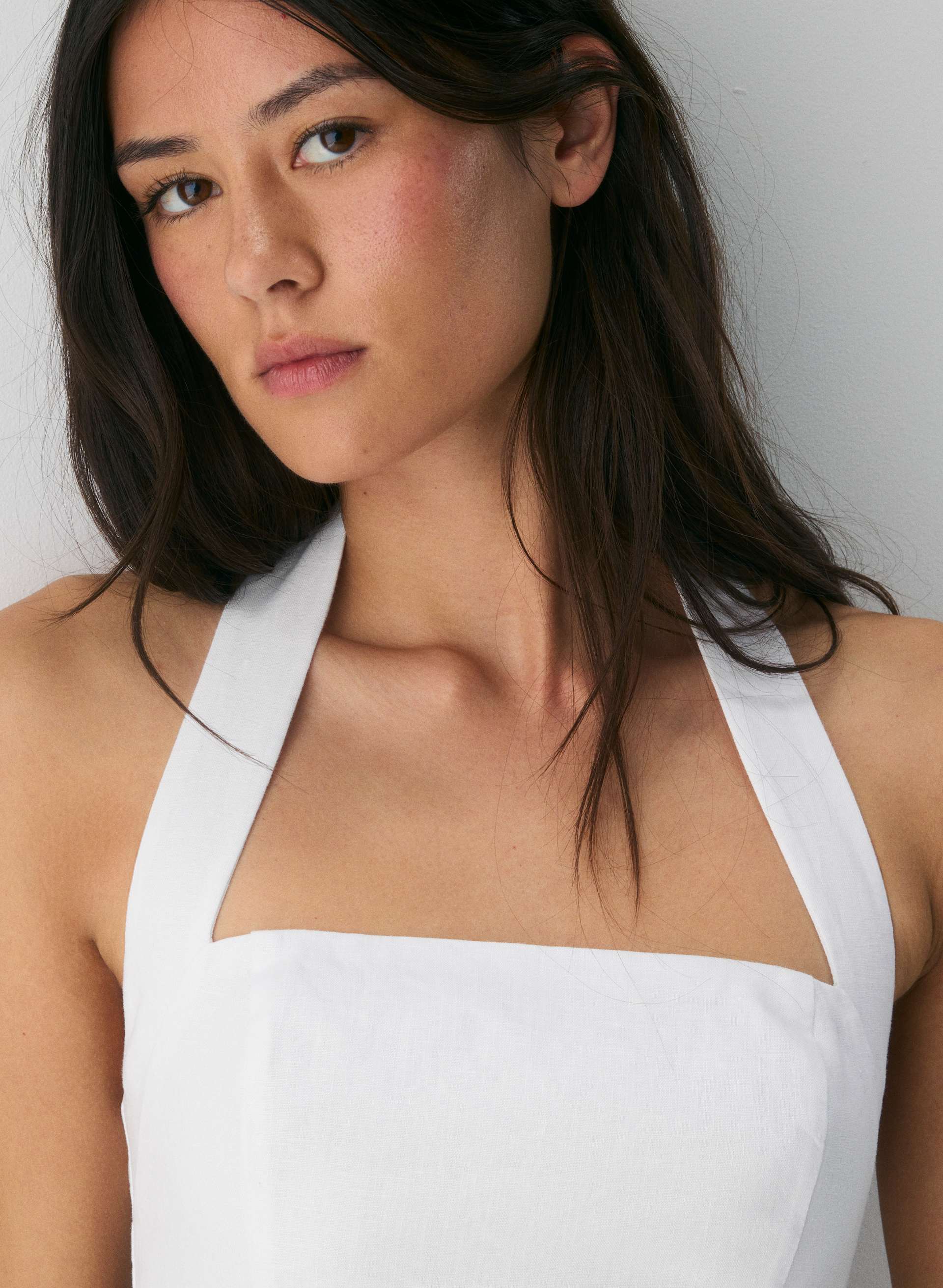 WHISPER LINEN DRESS | Aritzia