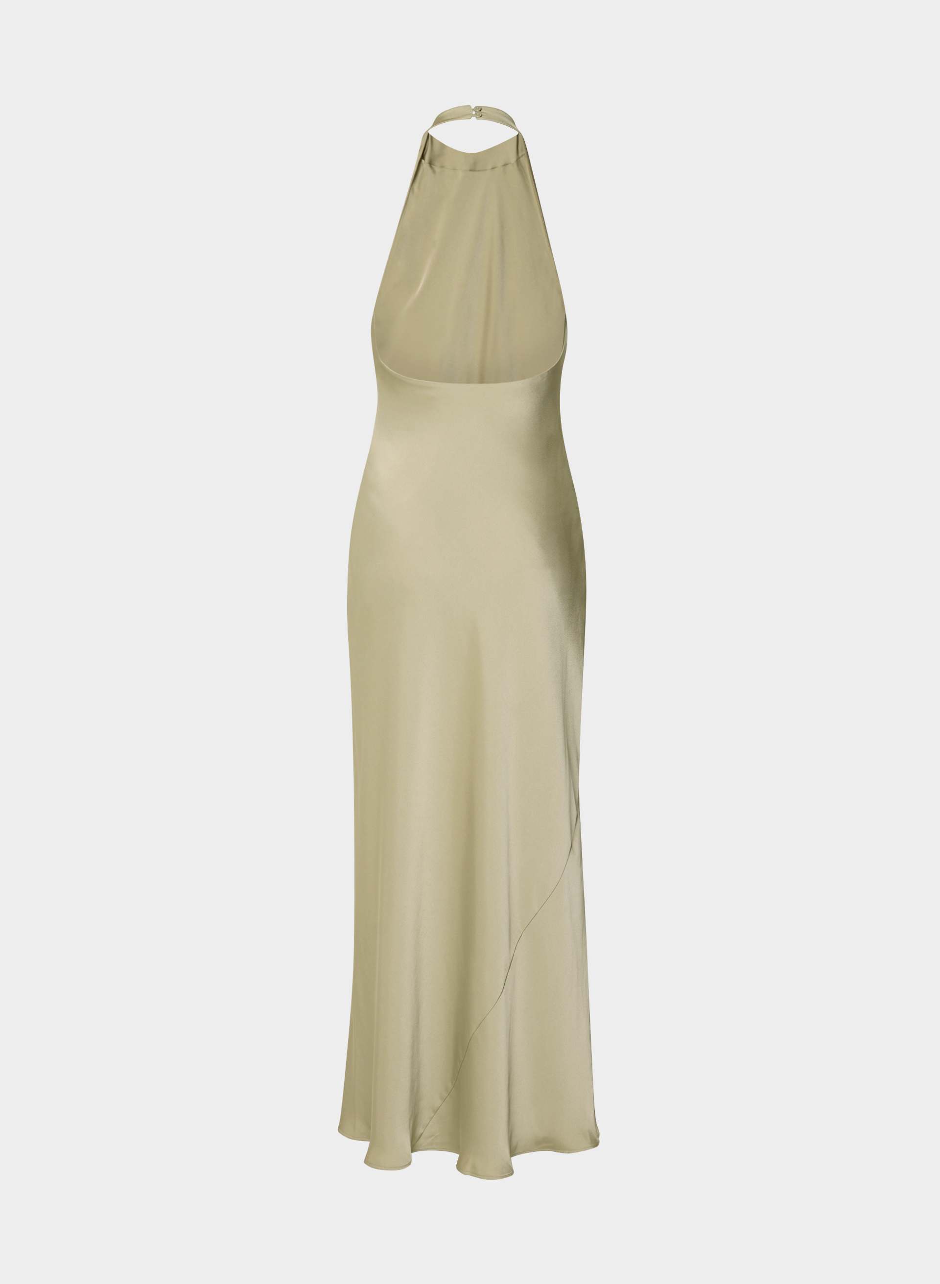 AUDIENCE SATIN FULL HALTER DRESS | Aritzia