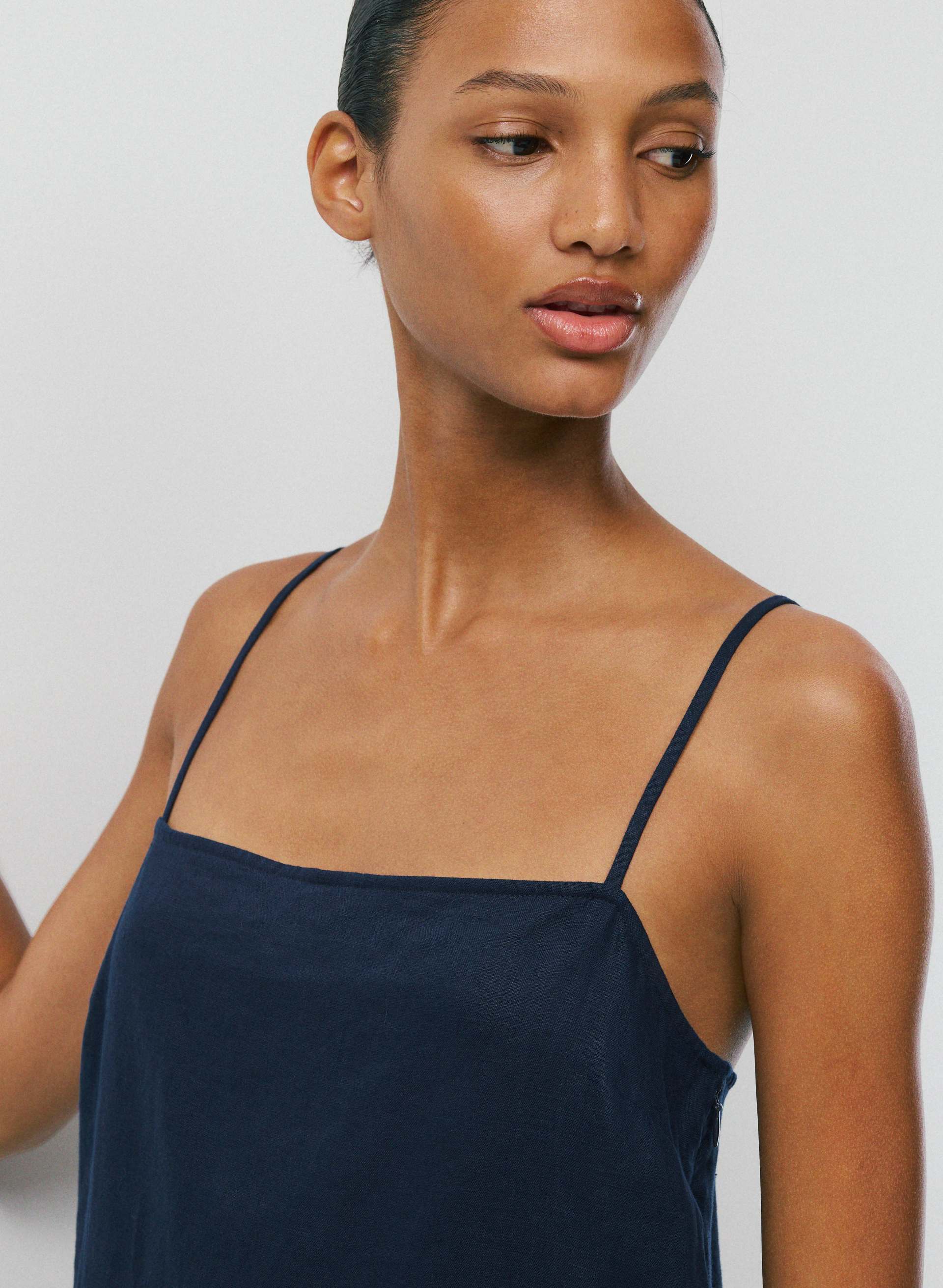 ARCOS LINEN DRESS | Aritzia