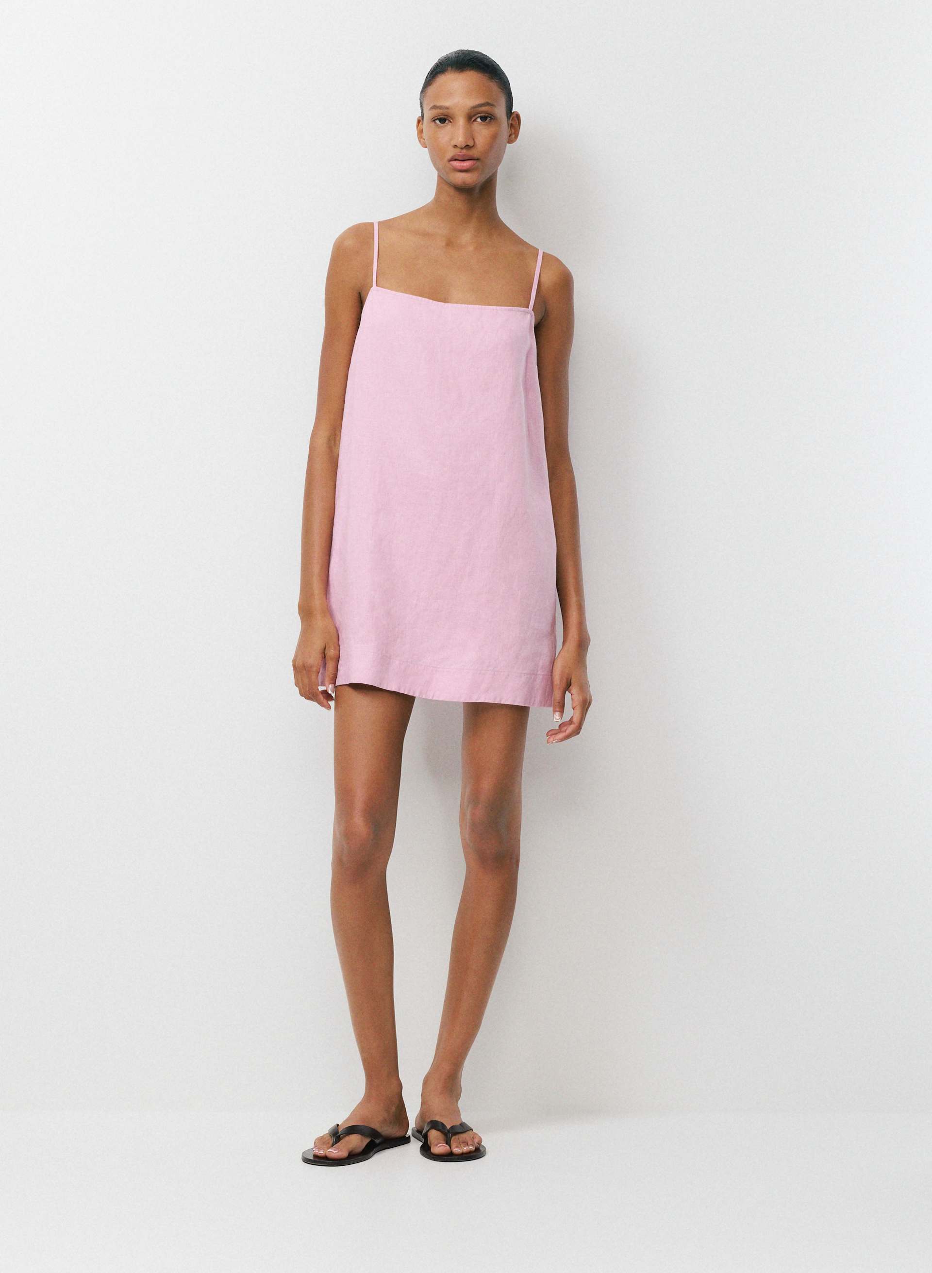 ARCOS LINEN DRESS | Aritzia