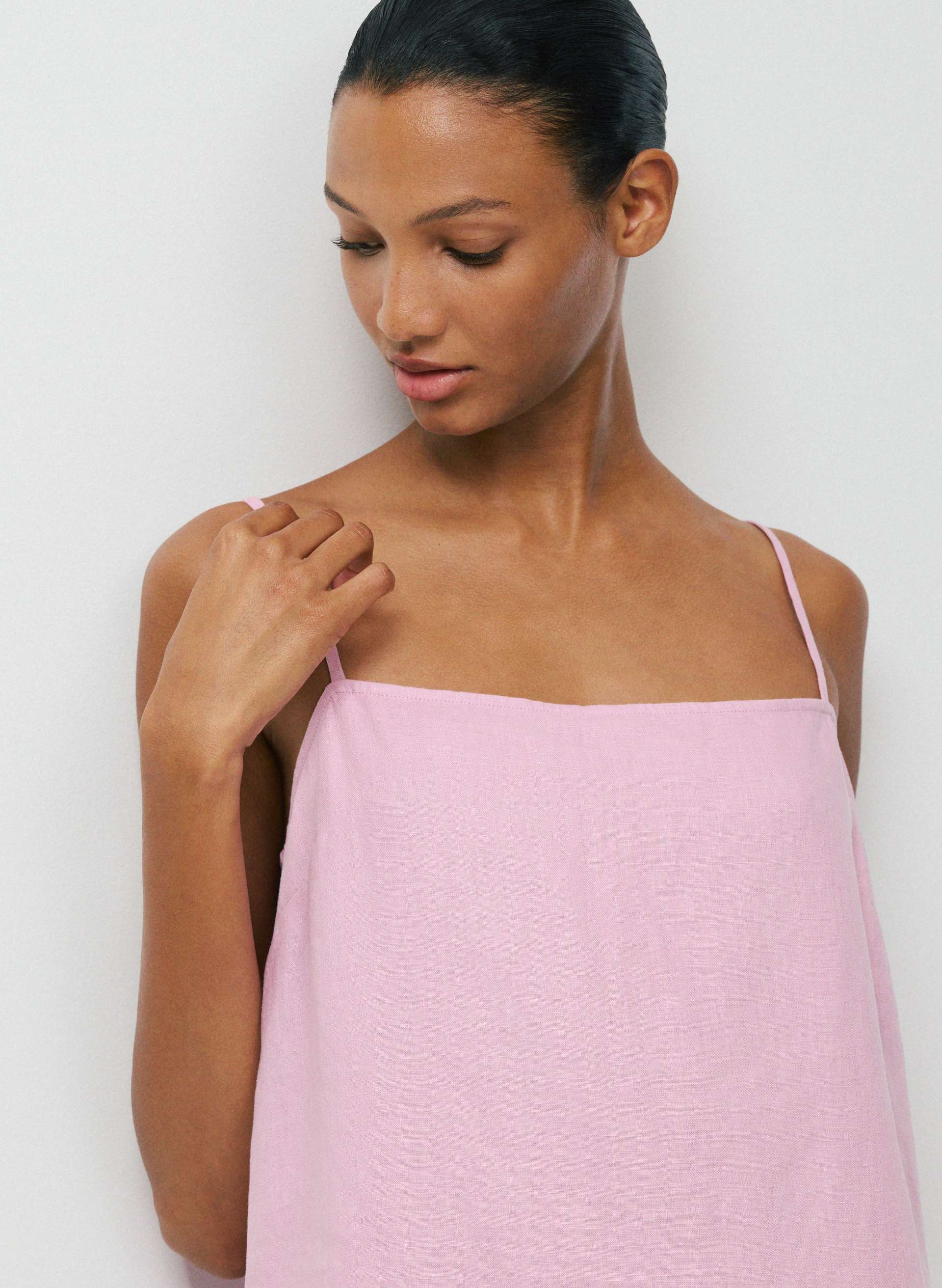 ARCOS LINEN DRESS | Aritzia