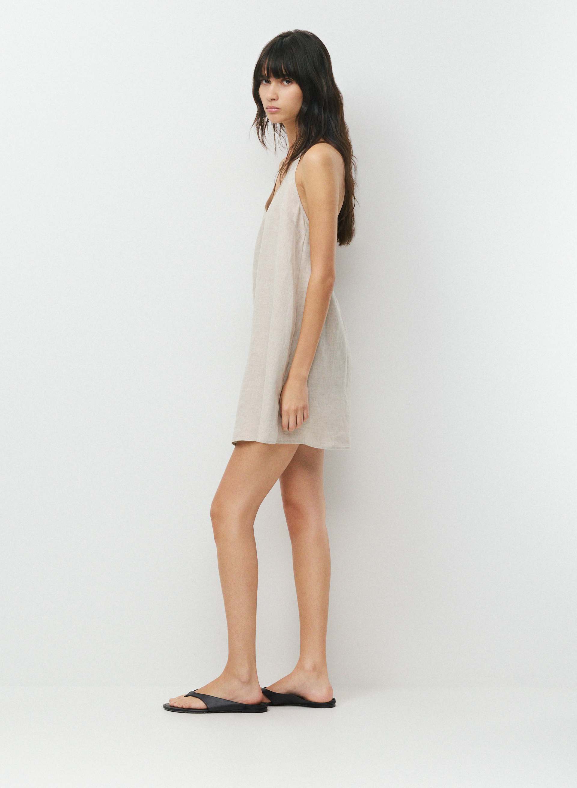 ROBE BORA BAIN-DE-SOLEIL EN LIN | Aritzia
