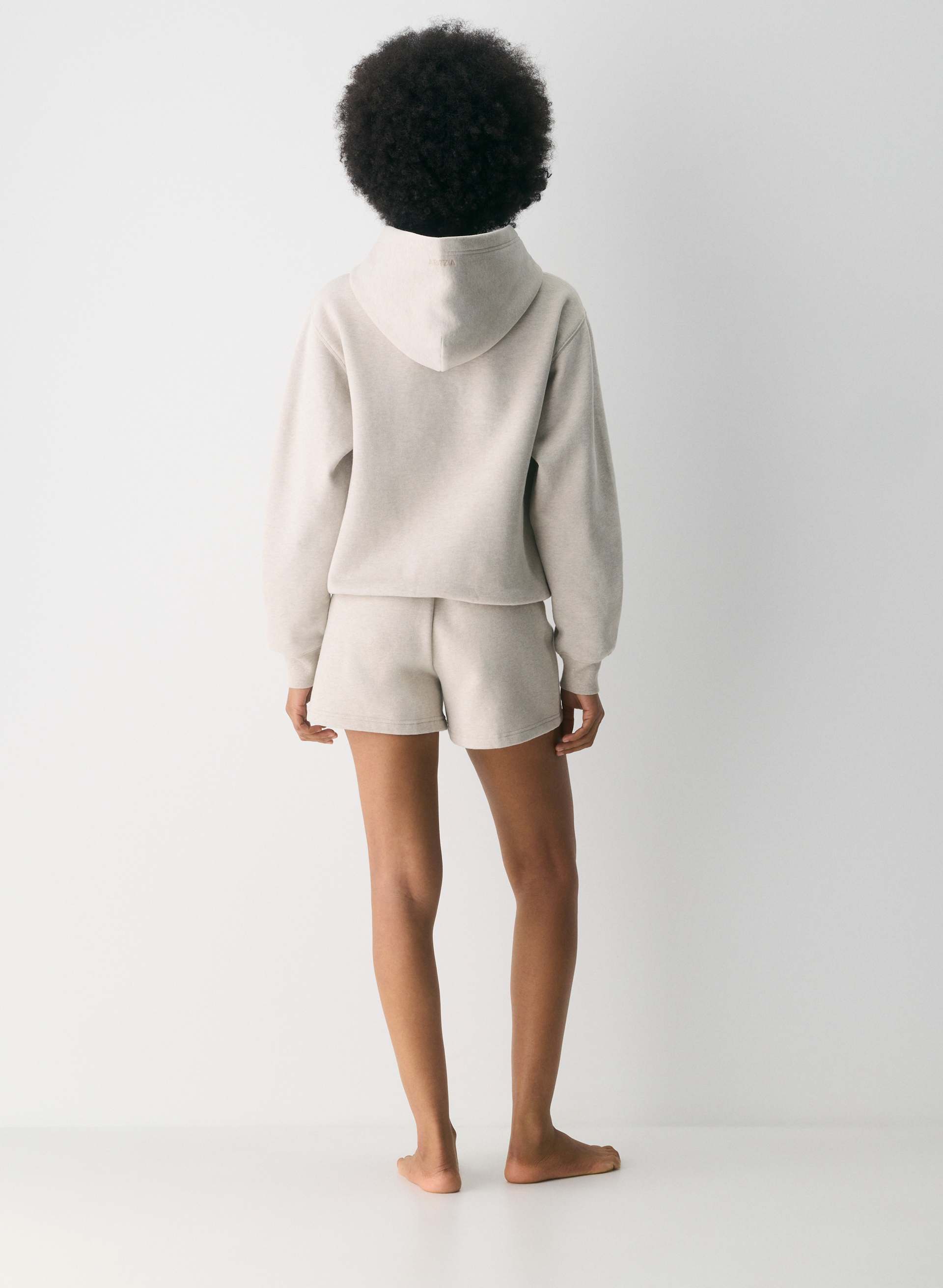 COZY SWEATFLEECE PERFECT HI-RISE MINI SHORT | Aritzia