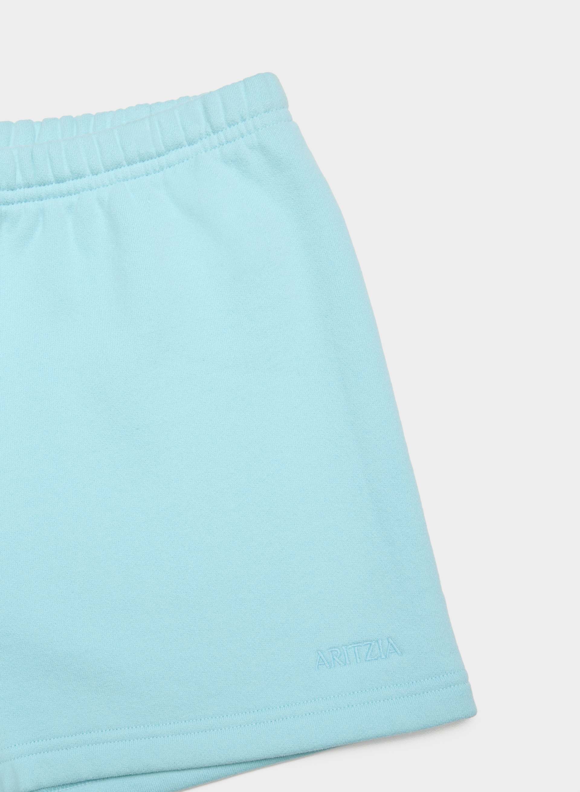 COZY SWEATFLEECE PERFECT HI-RISE MINI SHORT | Aritzia