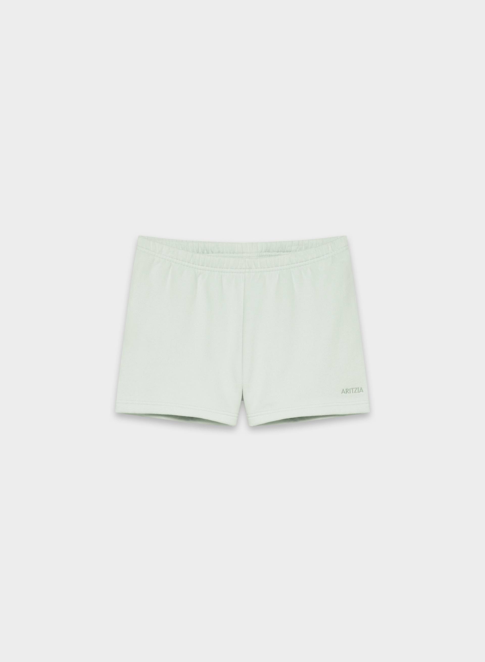 COZY SWEATFLEECE PERFECT HI-RISE MINI SHORT | Aritzia