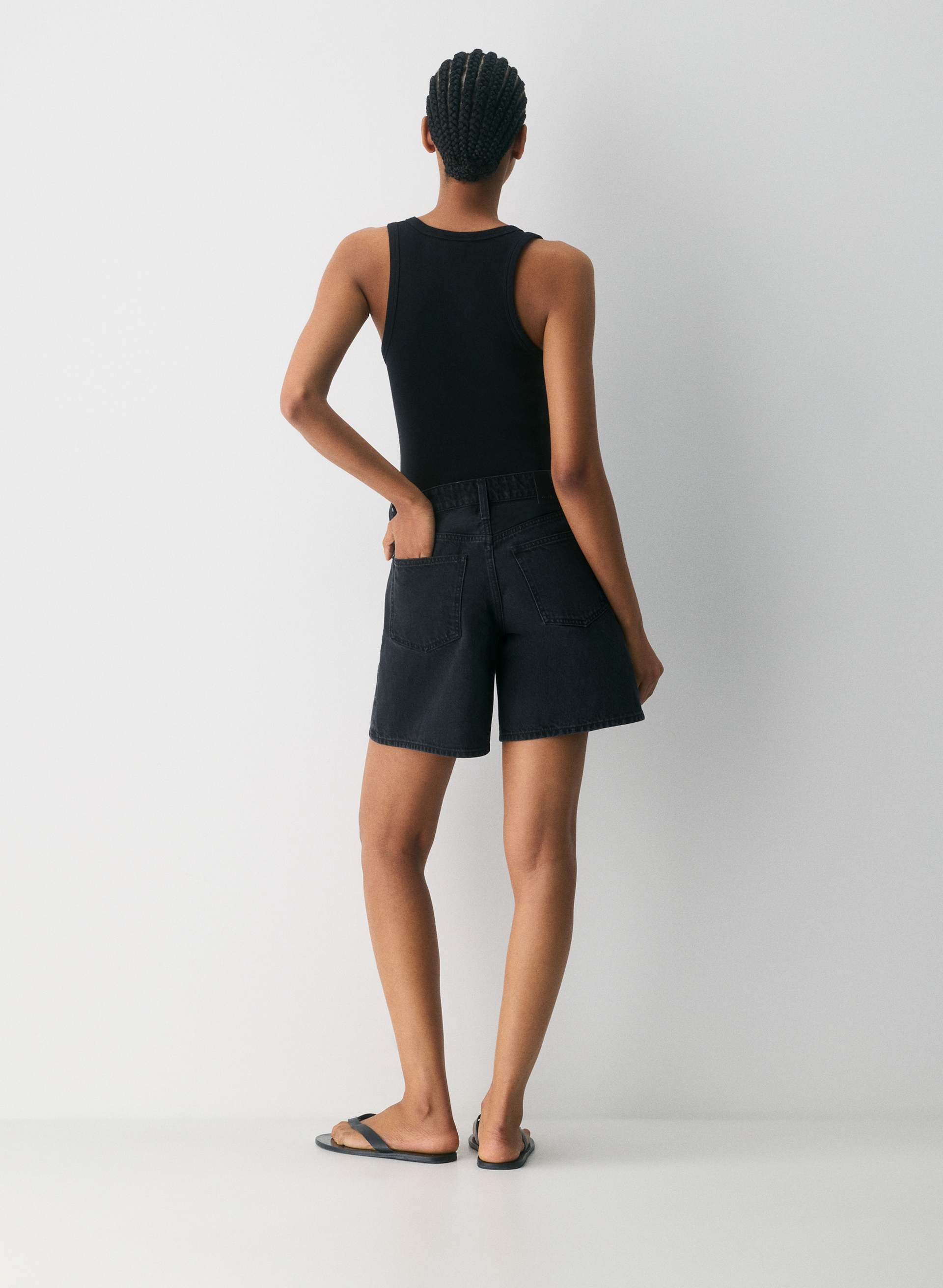 THE '90S VINTAGE HI-RISE BAGGY DENIM SHORT | Aritzia