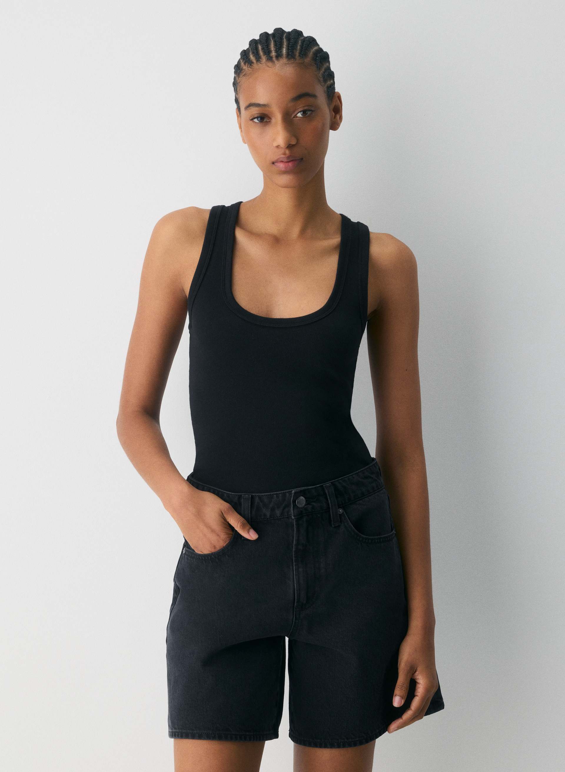THE '90S VINTAGE HI-RISE BAGGY DENIM SHORT | Aritzia