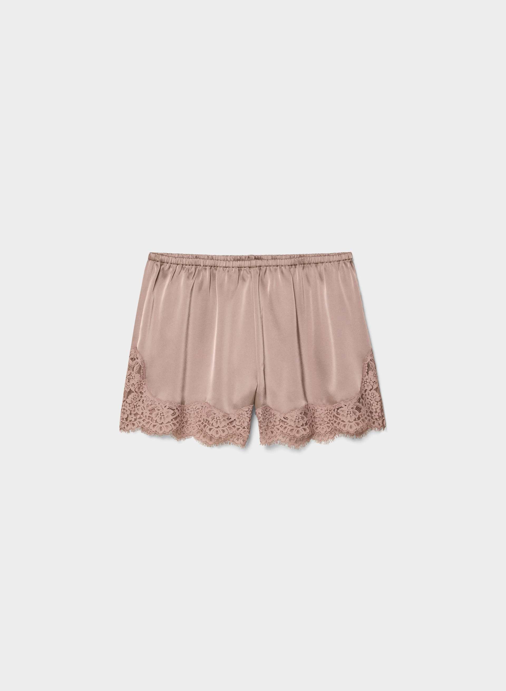 MA déshabillé シルク ショートパンツ　花柄　42 N3626 Whimsy Satin Short | Aritzia US