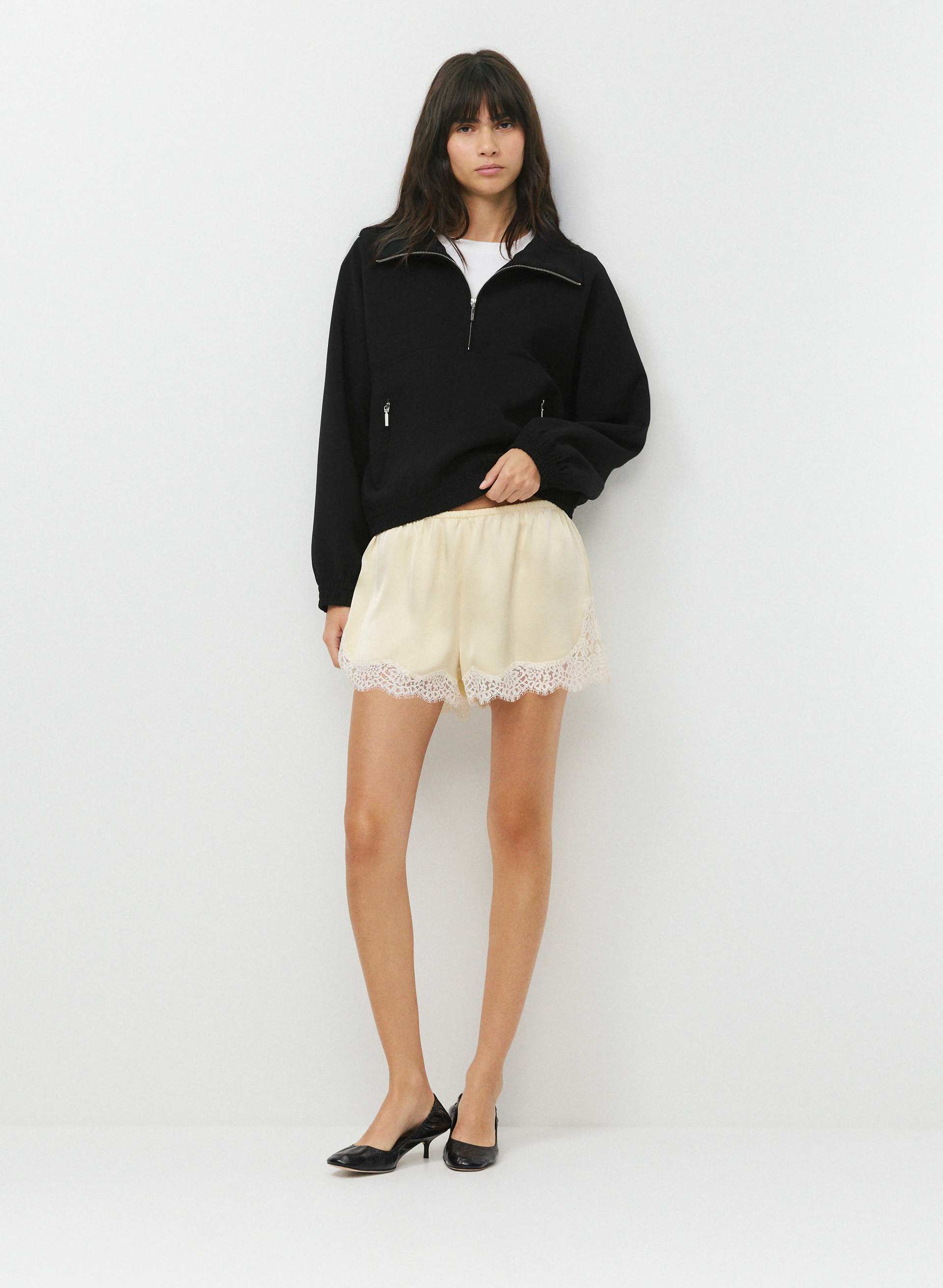 WHIMSY SATIN SHORT | Aritzia