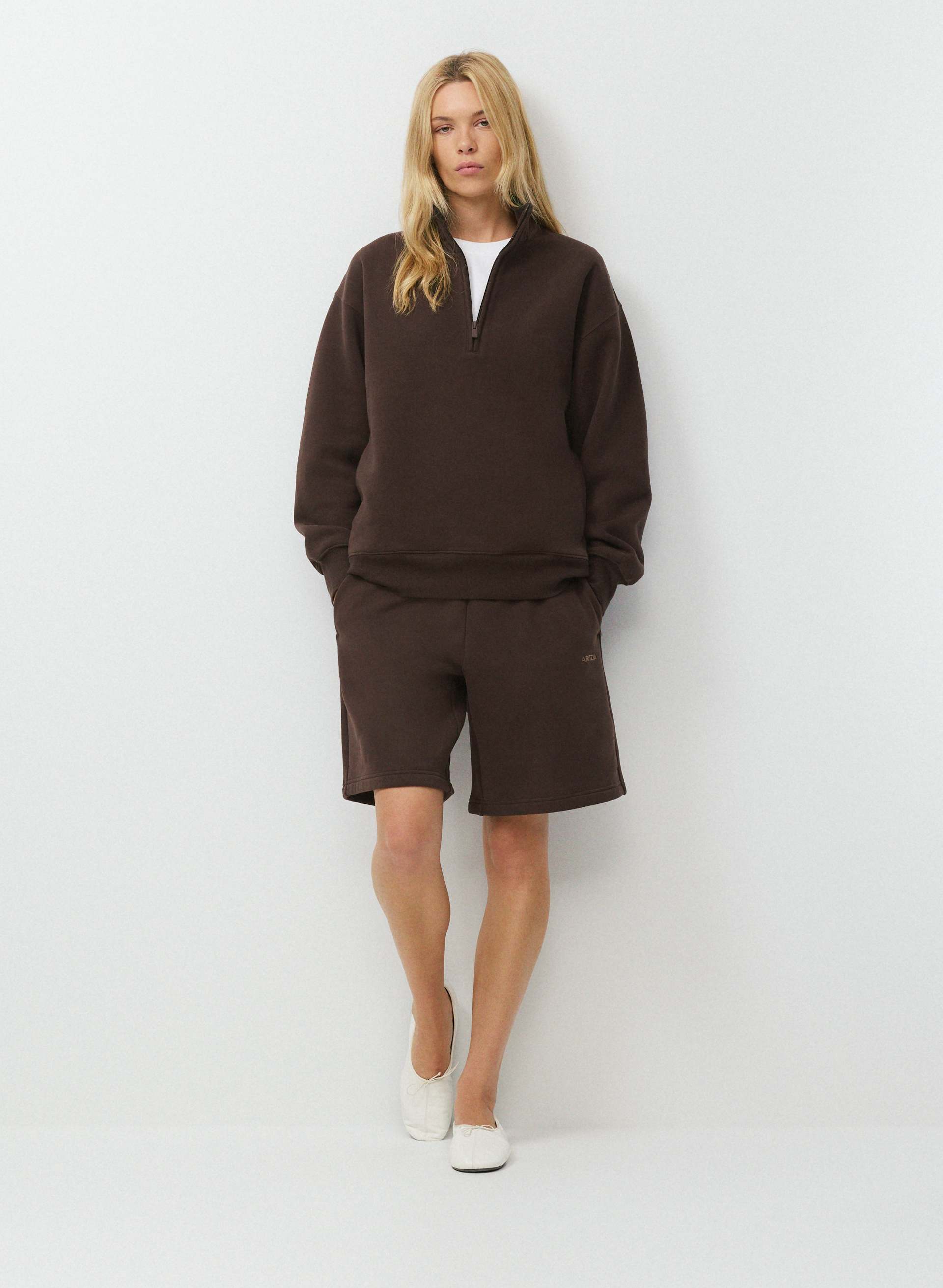 Cozy Sweatfleece Mega Above-Knee Short | Aritzia US