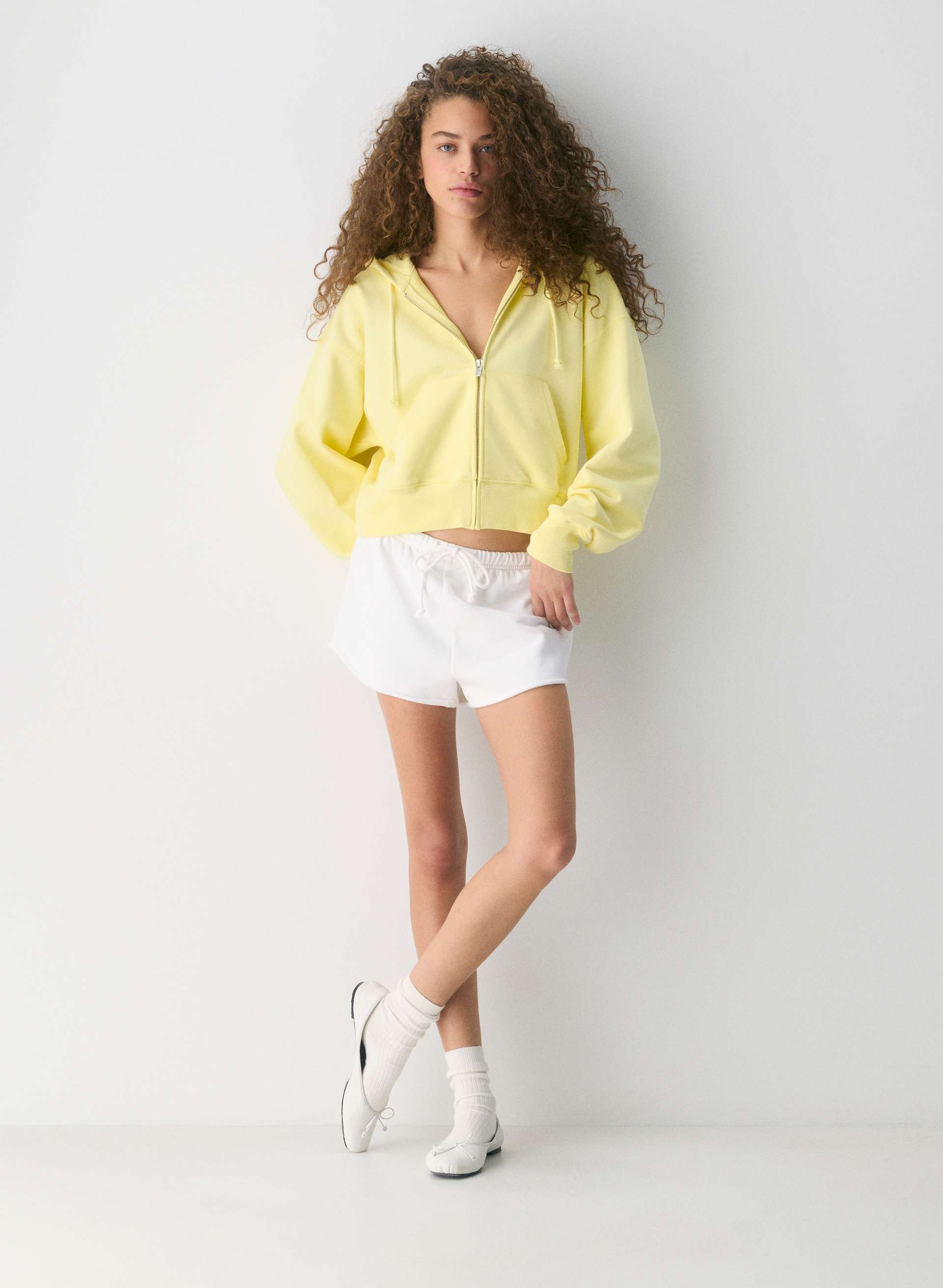 TERRY SWEATFLEECE MEGA FLUTTER™ MICRO SHORT | Aritzia