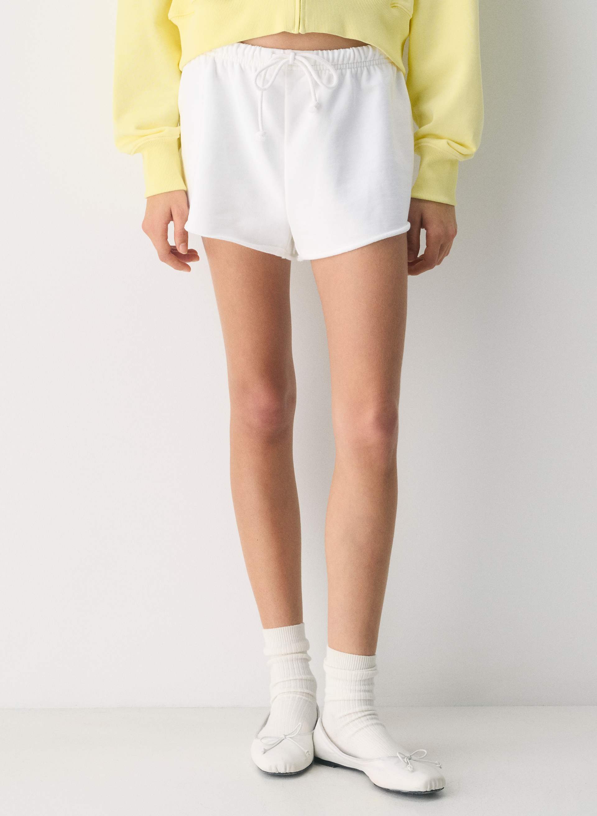 TERRY SWEATFLEECE MEGA FLUTTER™ MICRO SHORT | Aritzia