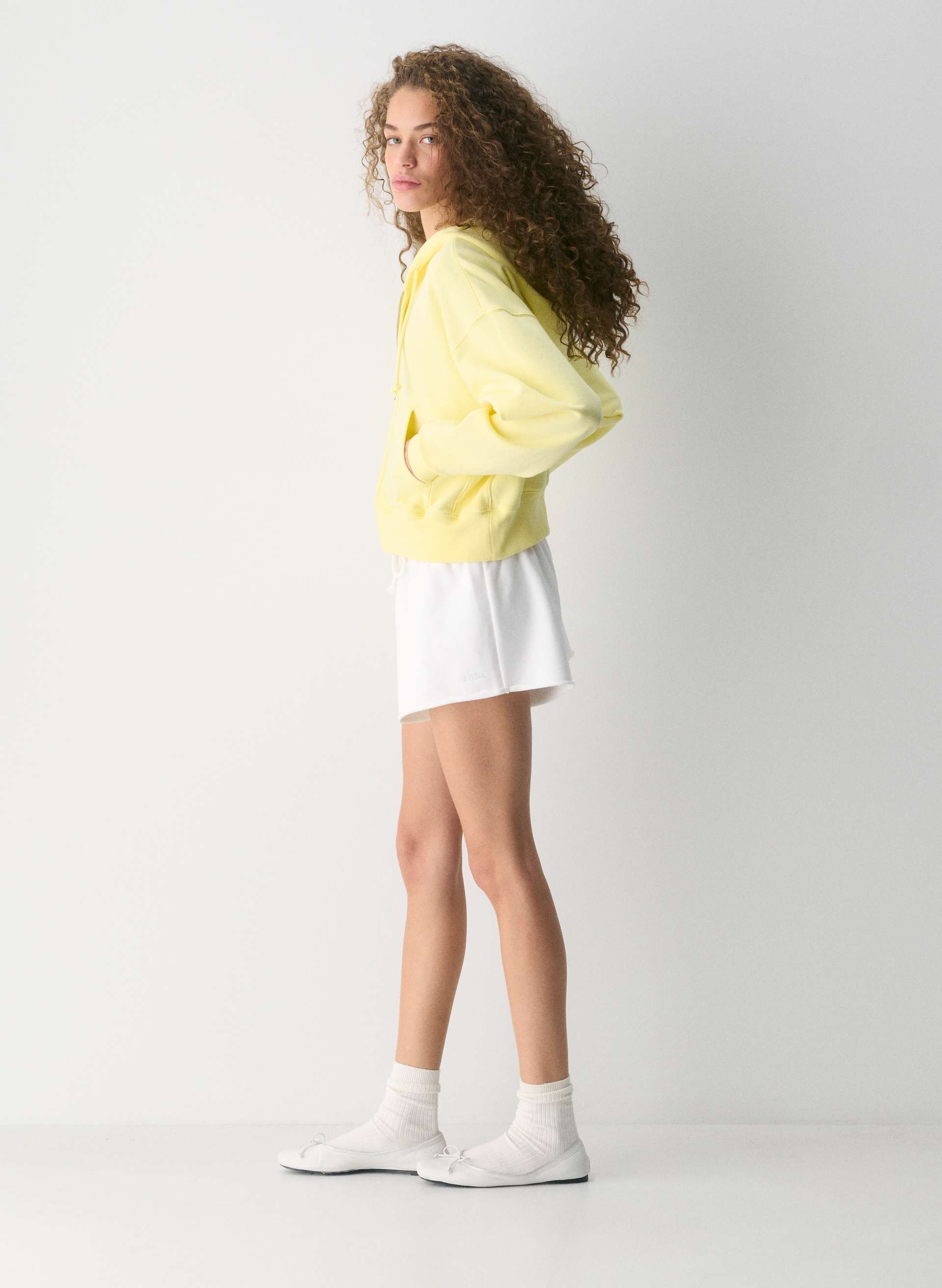 TERRY SWEATFLEECE MEGA FLUTTER™ MICRO SHORT | Aritzia