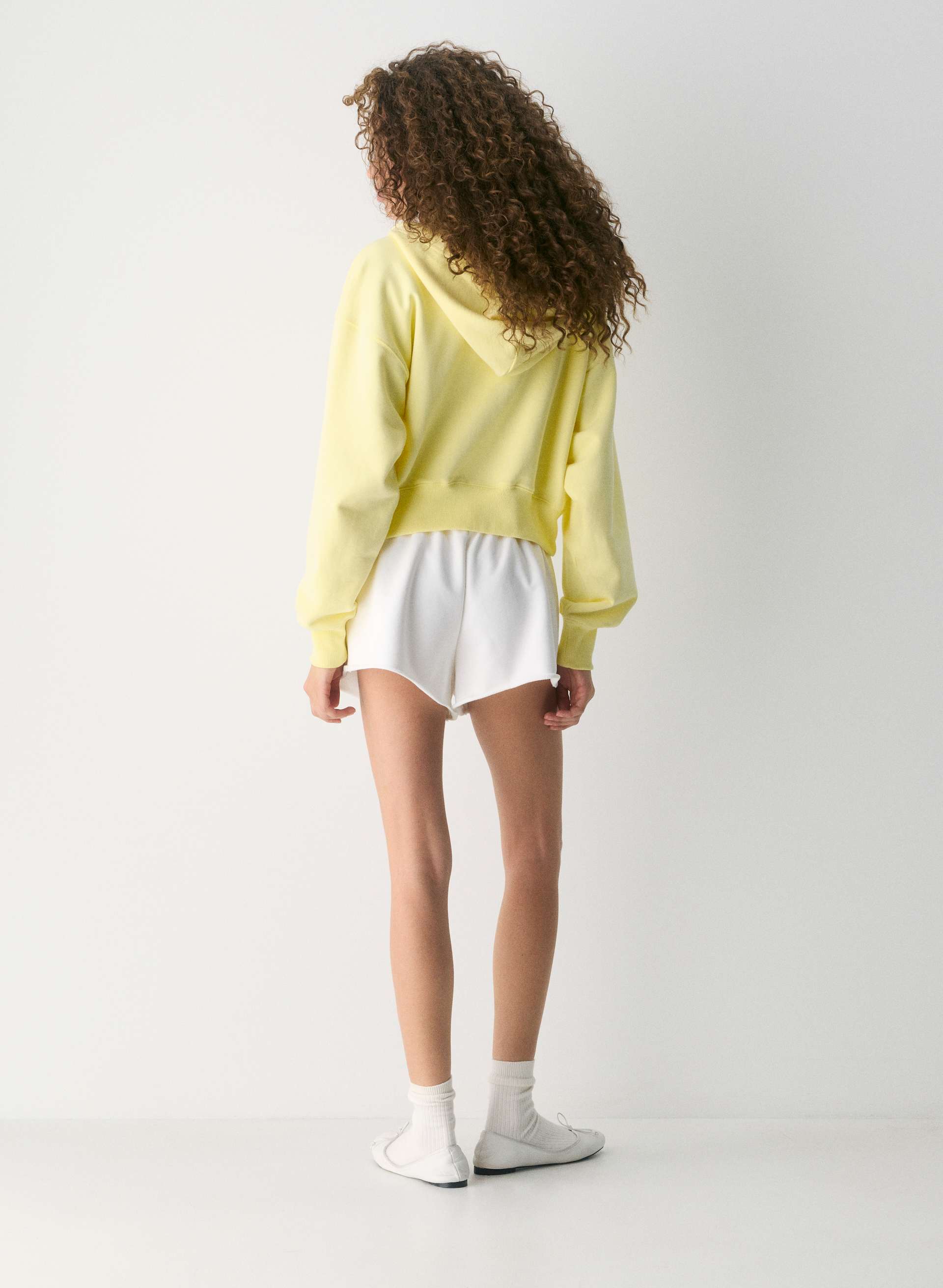 TERRY SWEATFLEECE MEGA FLUTTER™ MICRO SHORT | Aritzia