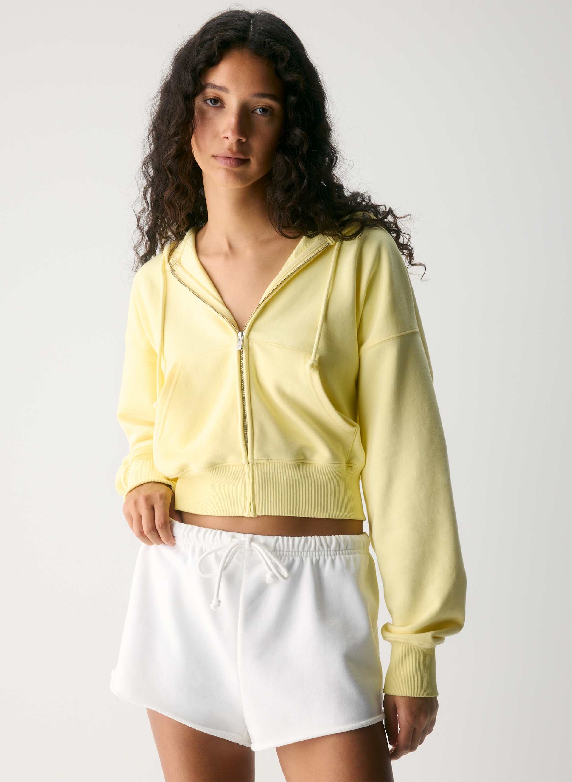 TERRY SWEATFLEECE MEGA FLUTTER™ MICRO SHORT | Aritzia