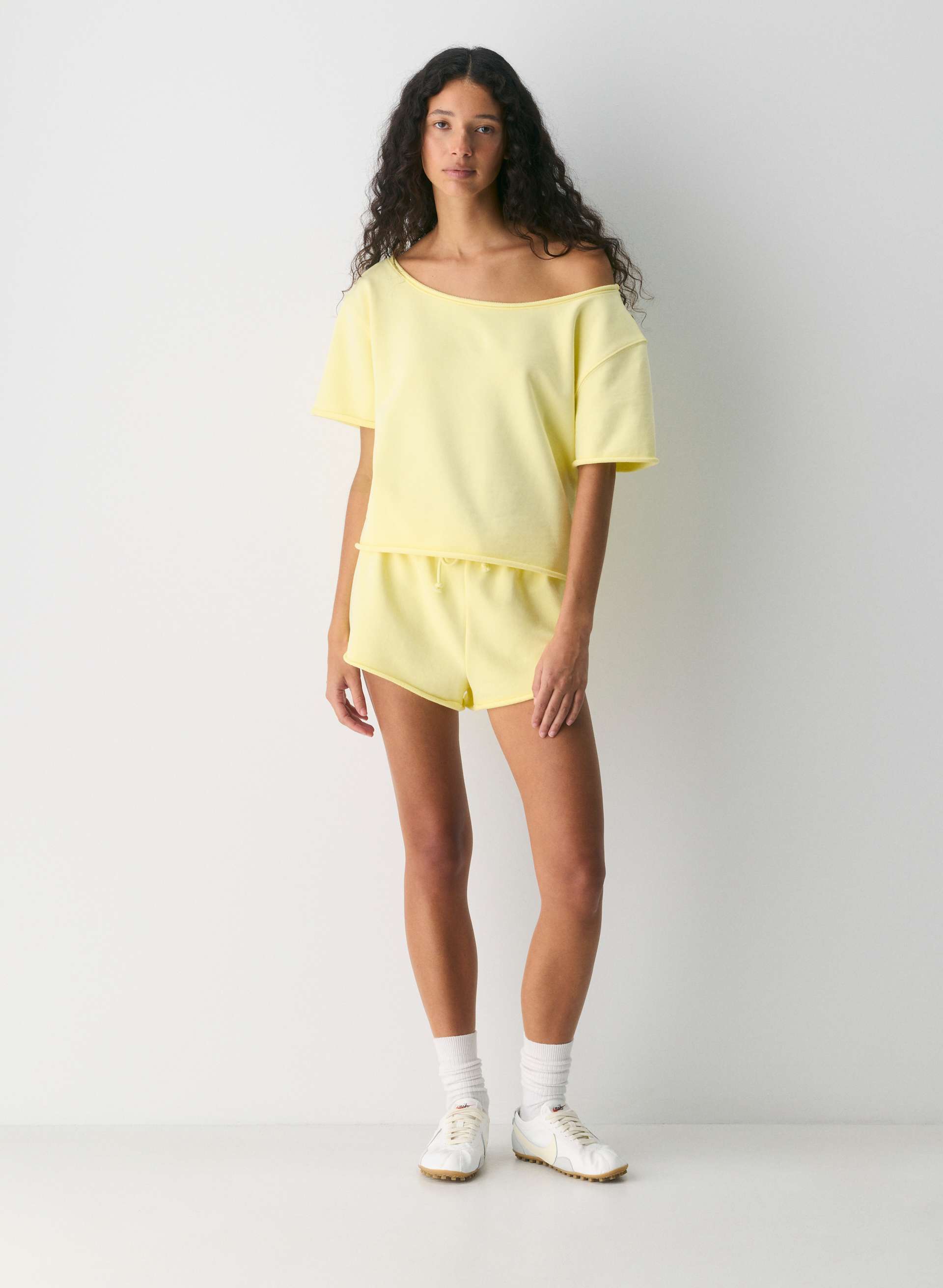 TERRY SWEATFLEECE MEGA FLUTTER™ MICRO SHORT | Aritzia