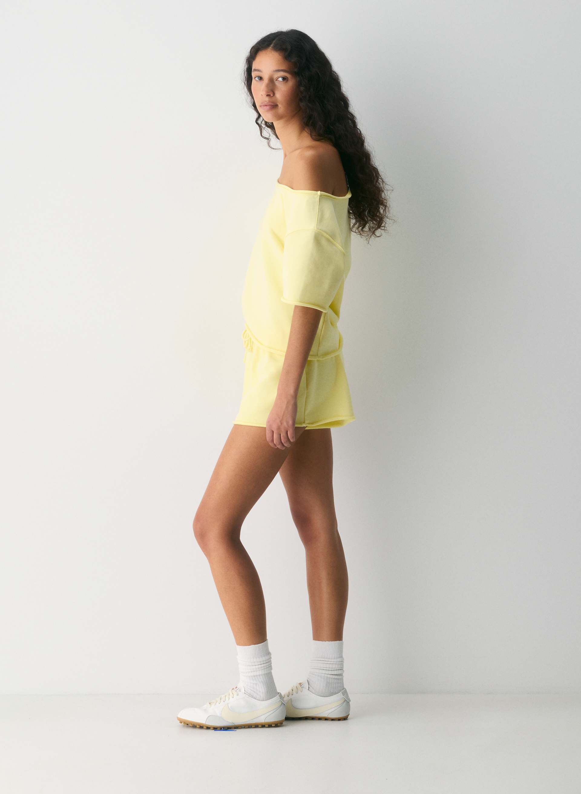 TERRY SWEATFLEECE MEGA FLUTTER™ MICRO SHORT | Aritzia