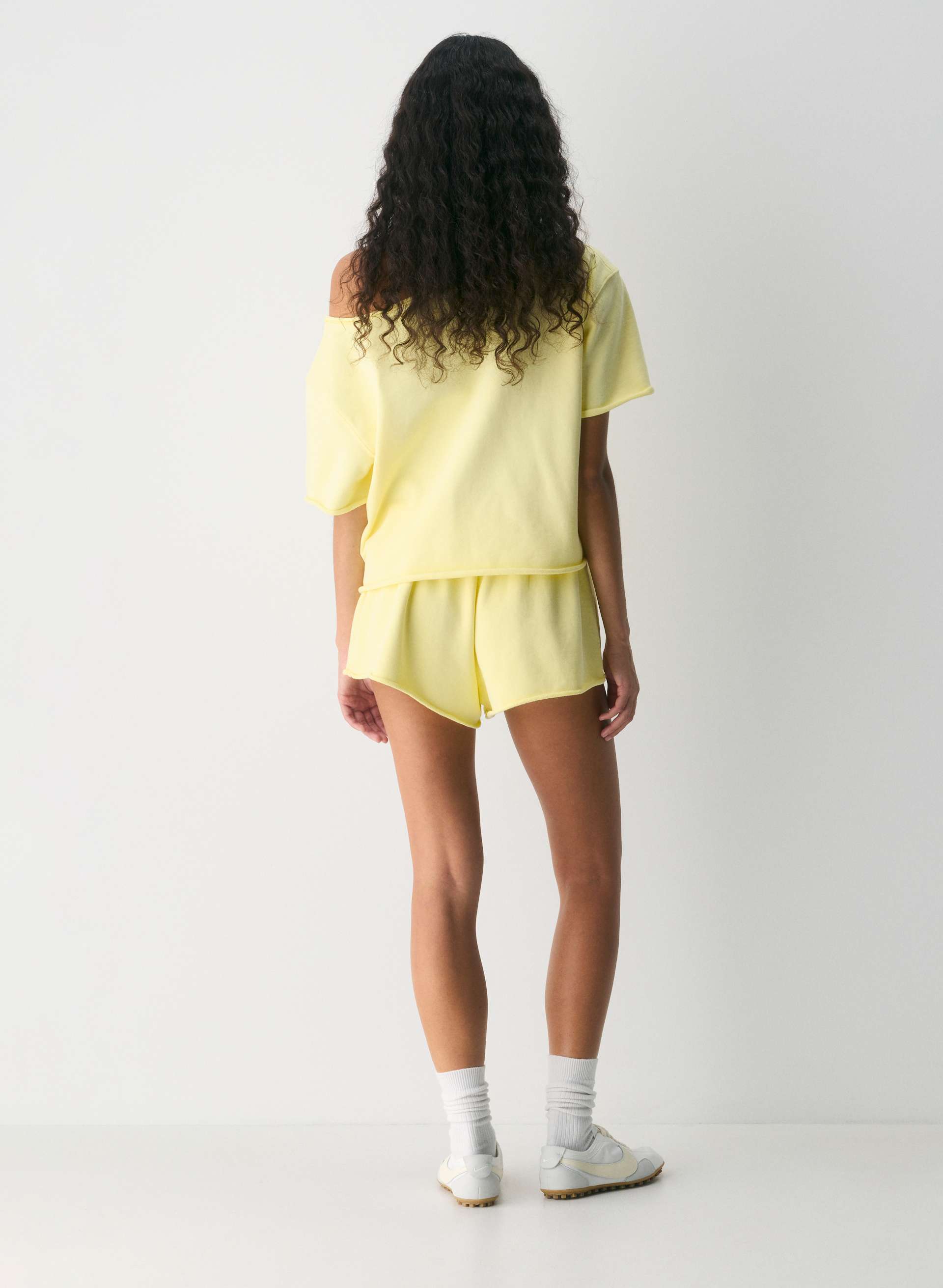 TERRY SWEATFLEECE MEGA FLUTTER™ MICRO SHORT | Aritzia