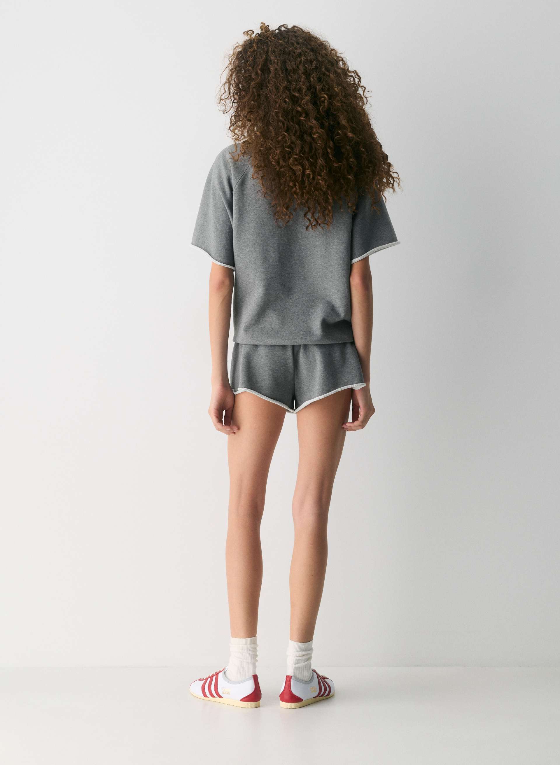Terry Sweatfleece Boyfriend Dolphin Short | Aritzia CA