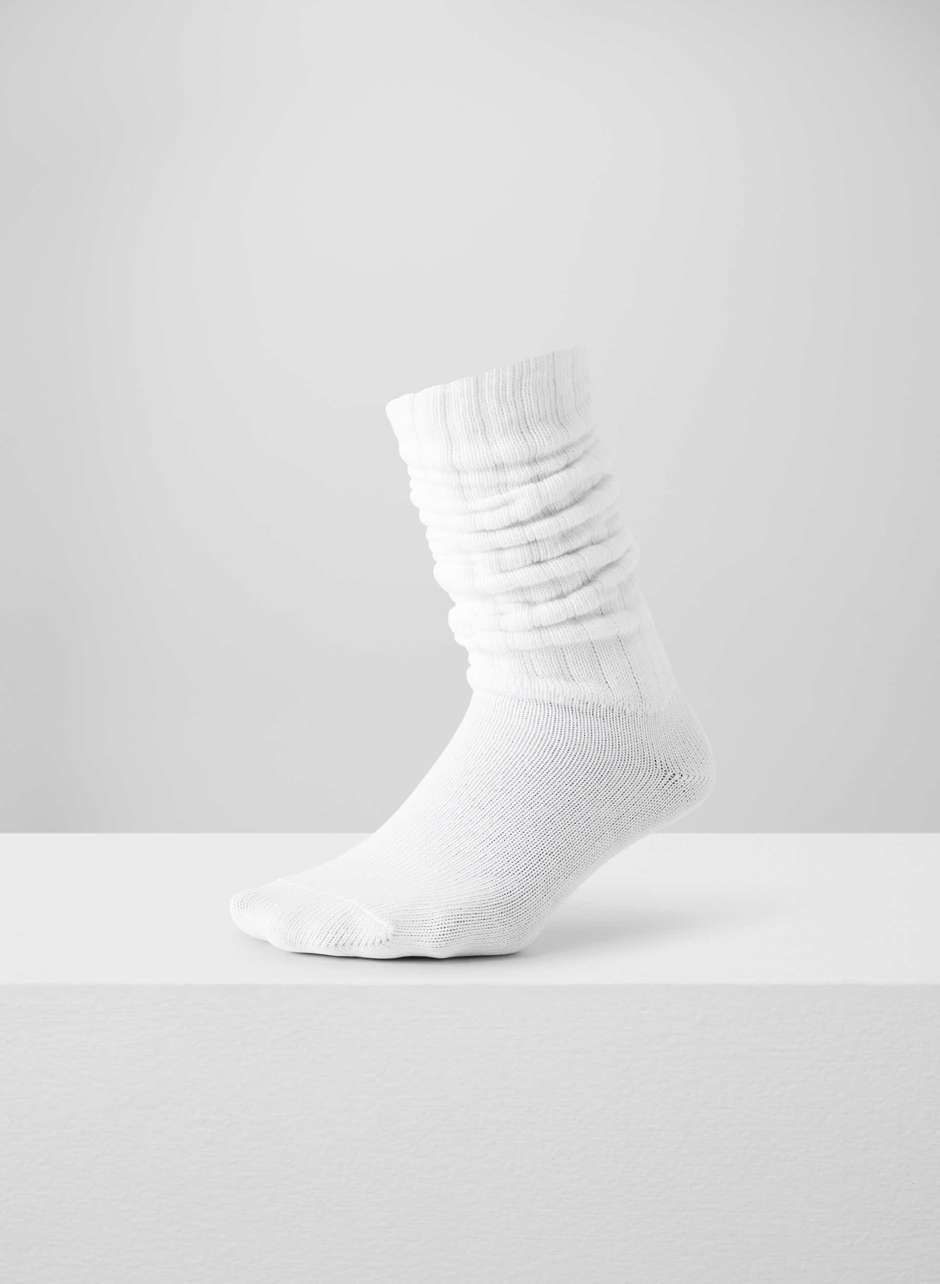 BEST-EVER SLOUCHY CREW SOCK - Base Cotton™ everyday ribbed crew socks. 