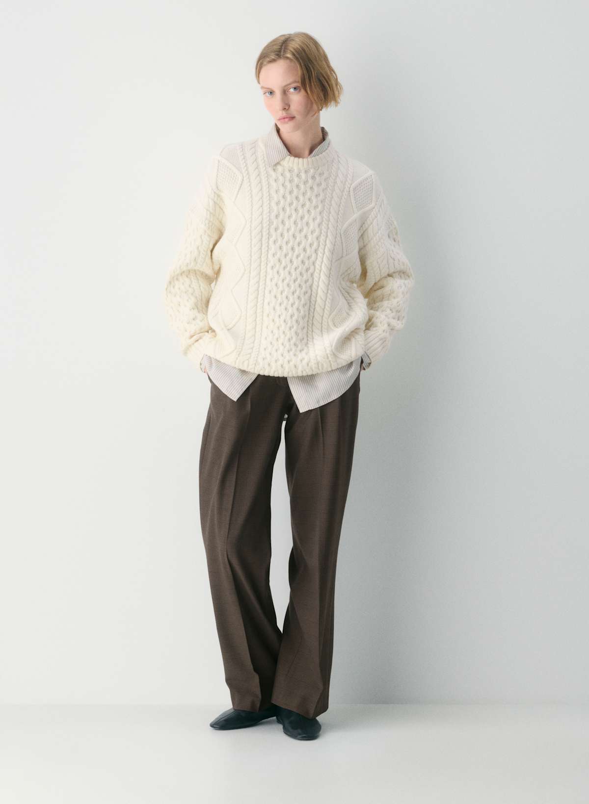 Heritage Knit Merino Wool Crew Sweater