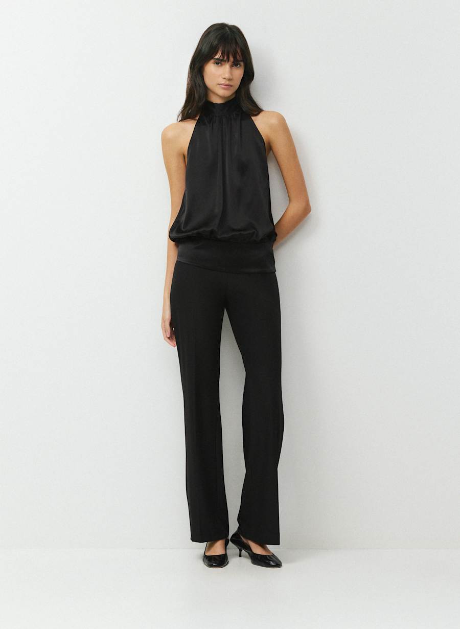 Carafe Silk Halter Top by Aritzia