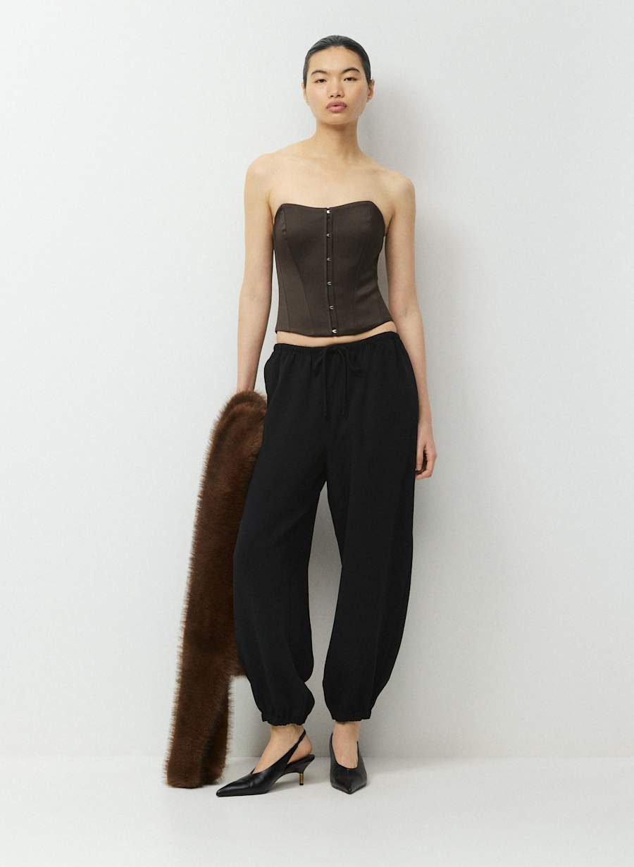 Cabaret Satin Bustier by Aritzia