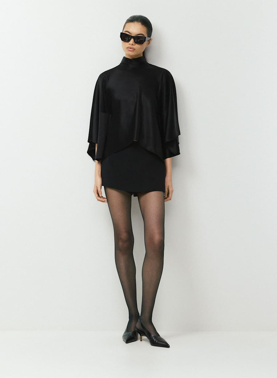 Smokescreen Satin Top by Aritzia