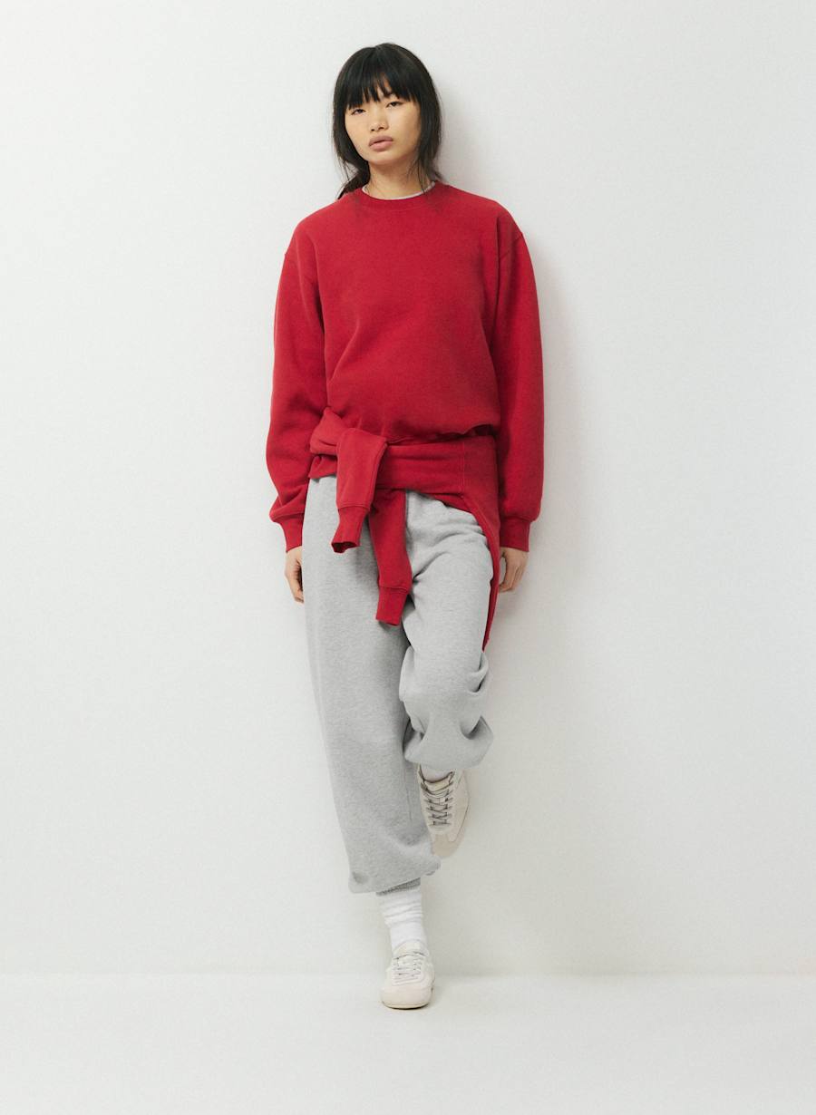 Cozy Sweatfleece Perfect Crew Sweatshirt by Aritzia