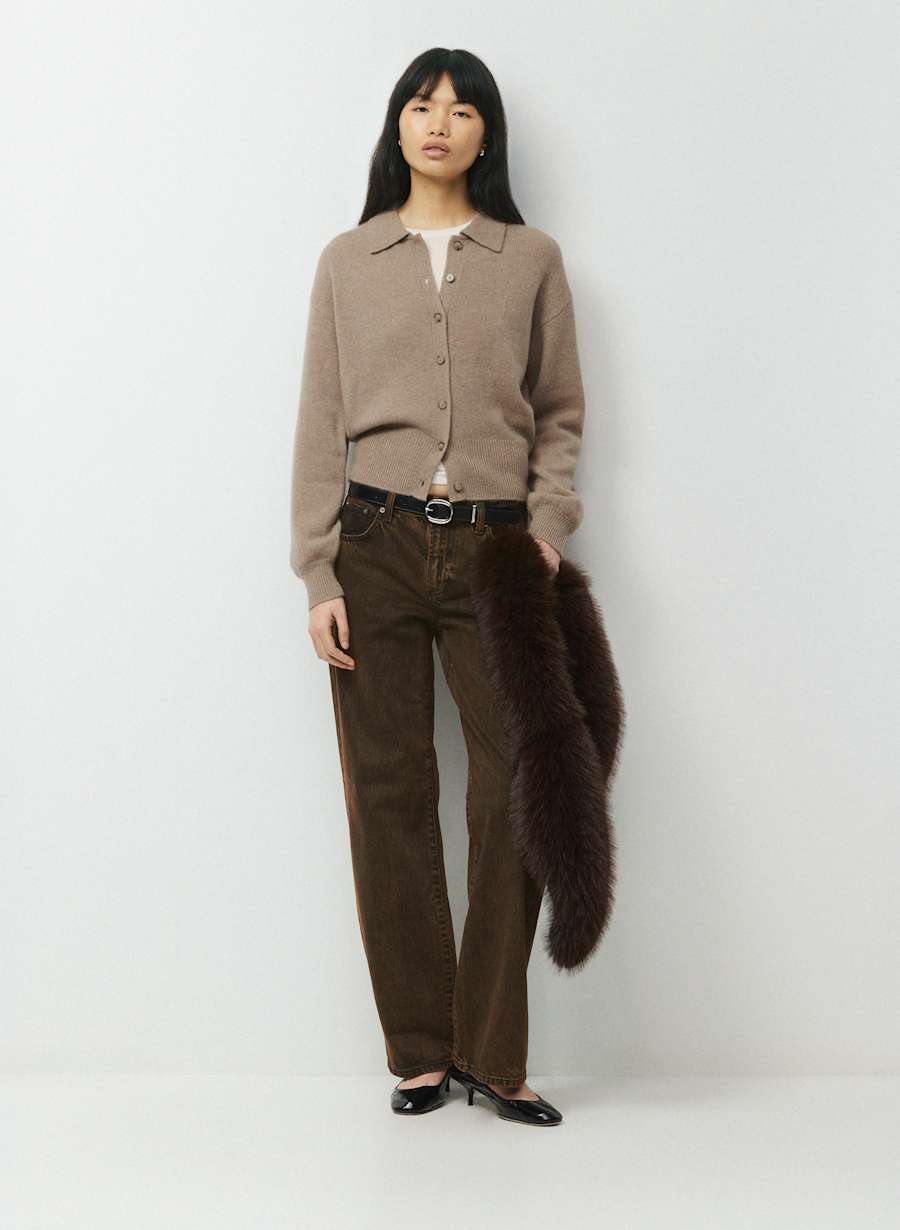 Essential Cashmere Princely Cardigan by Aritzia