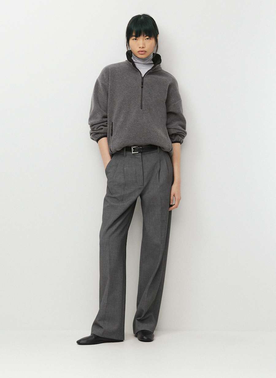 Mellow 1/2 Zip - Bigfoot Fleece by Aritzia