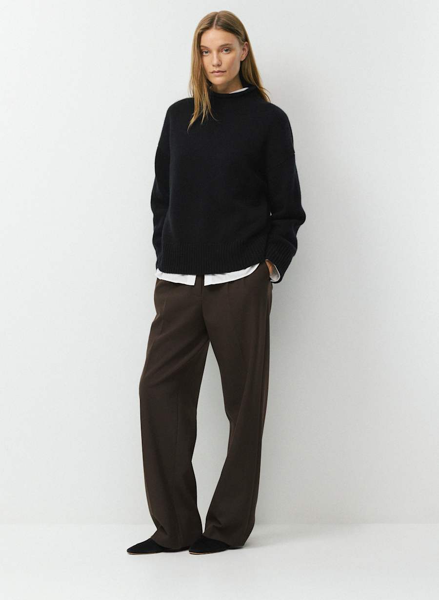 Plush Wool Cashmere Affiliate Funnel Neck by Aritzia