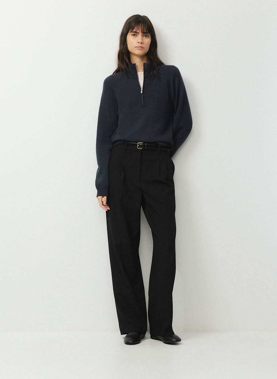 Essential Merino Wool Mastery 1/4 Zip by Aritzia