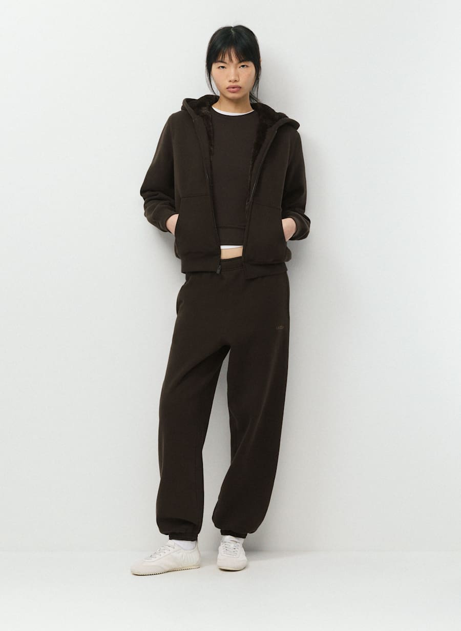 Cozy Sweatfleece Perfect Zip Hoodie by Aritzia