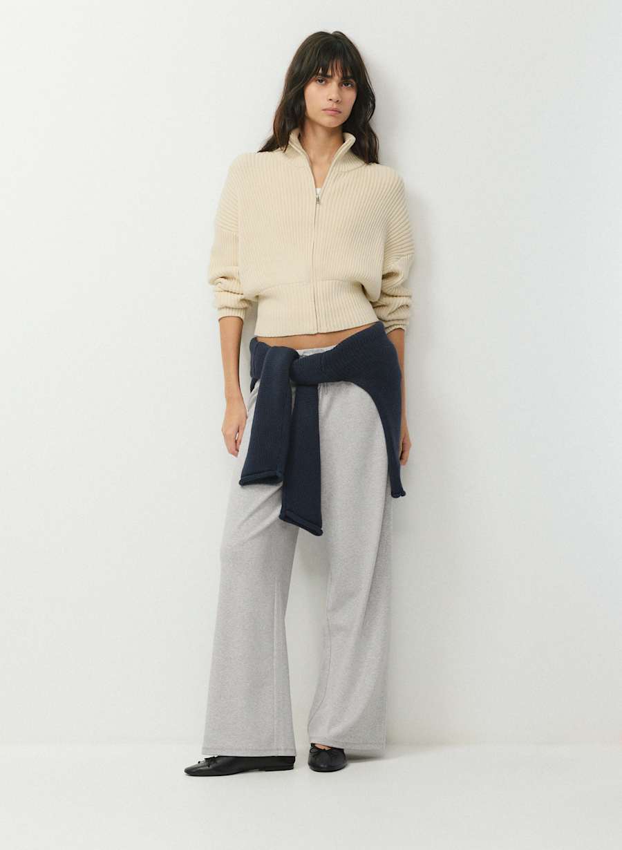 Cotton Charm™ Aster Zip-Up by Aritzia