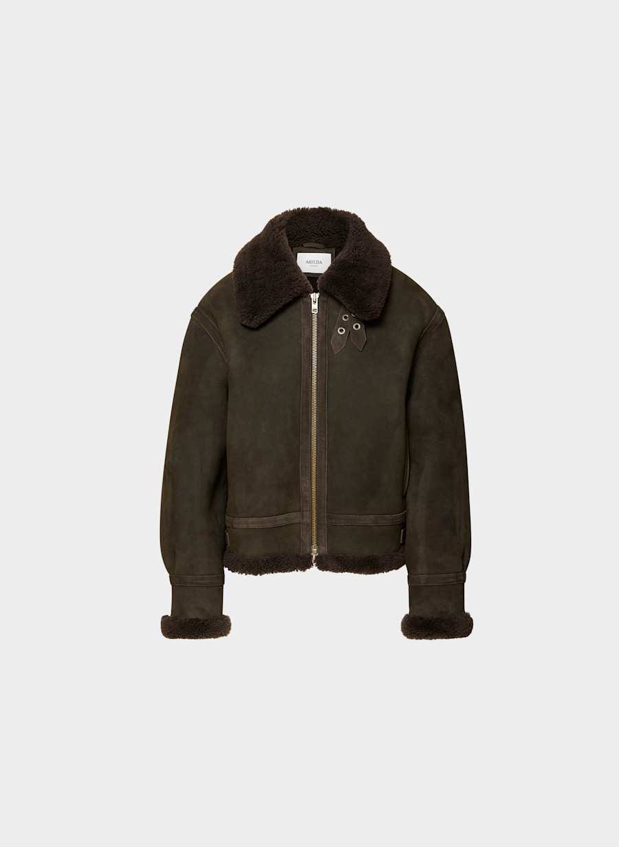 Bailey Aviator Jacket - Shearling by Aritzia