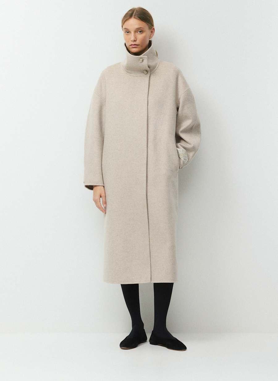The Partridge Double-Faced Coat - Luxe (Re)Wool Cashmere by Aritzia