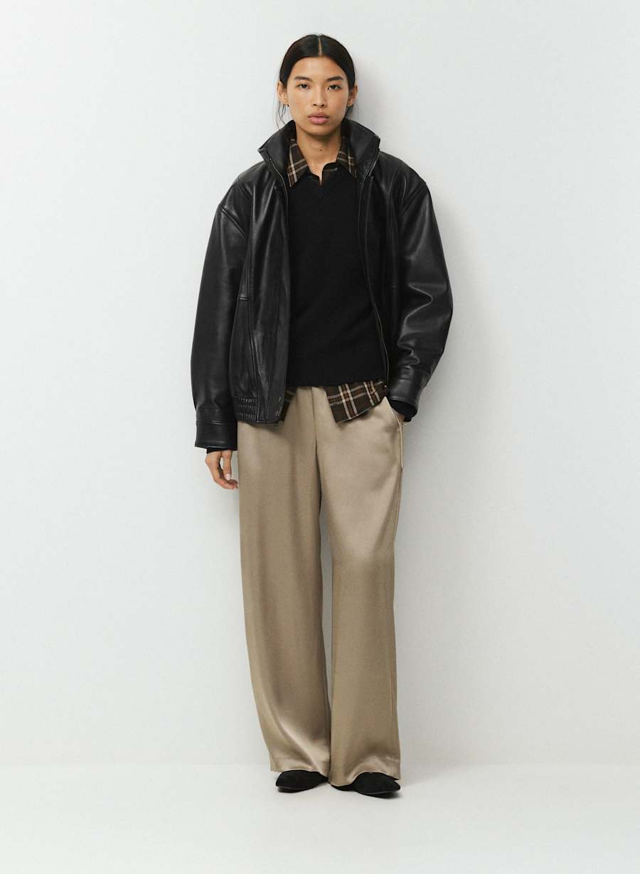 Artisan Satin Pant by Aritzia